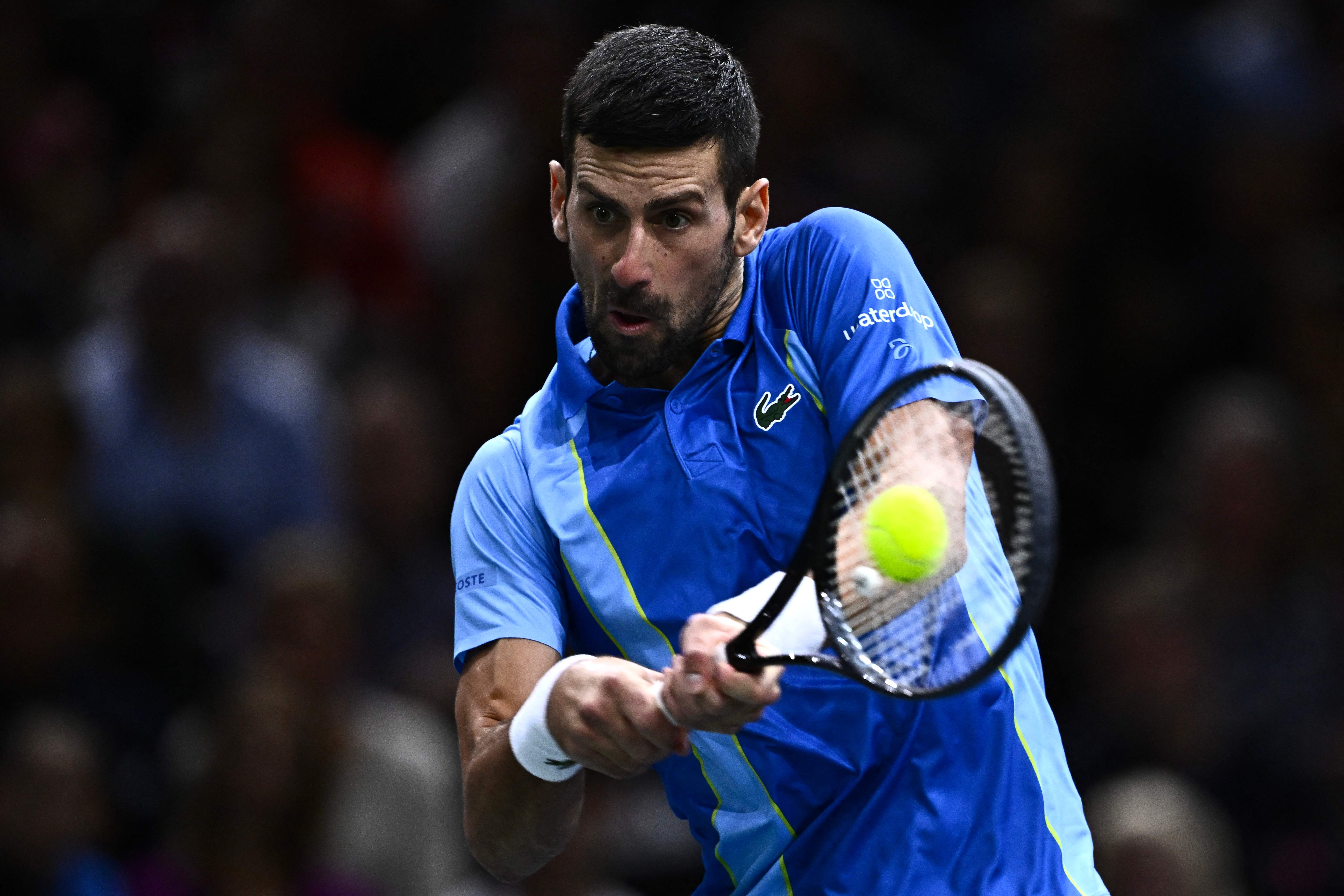 Djokovic secured a straight sets victory in Paris