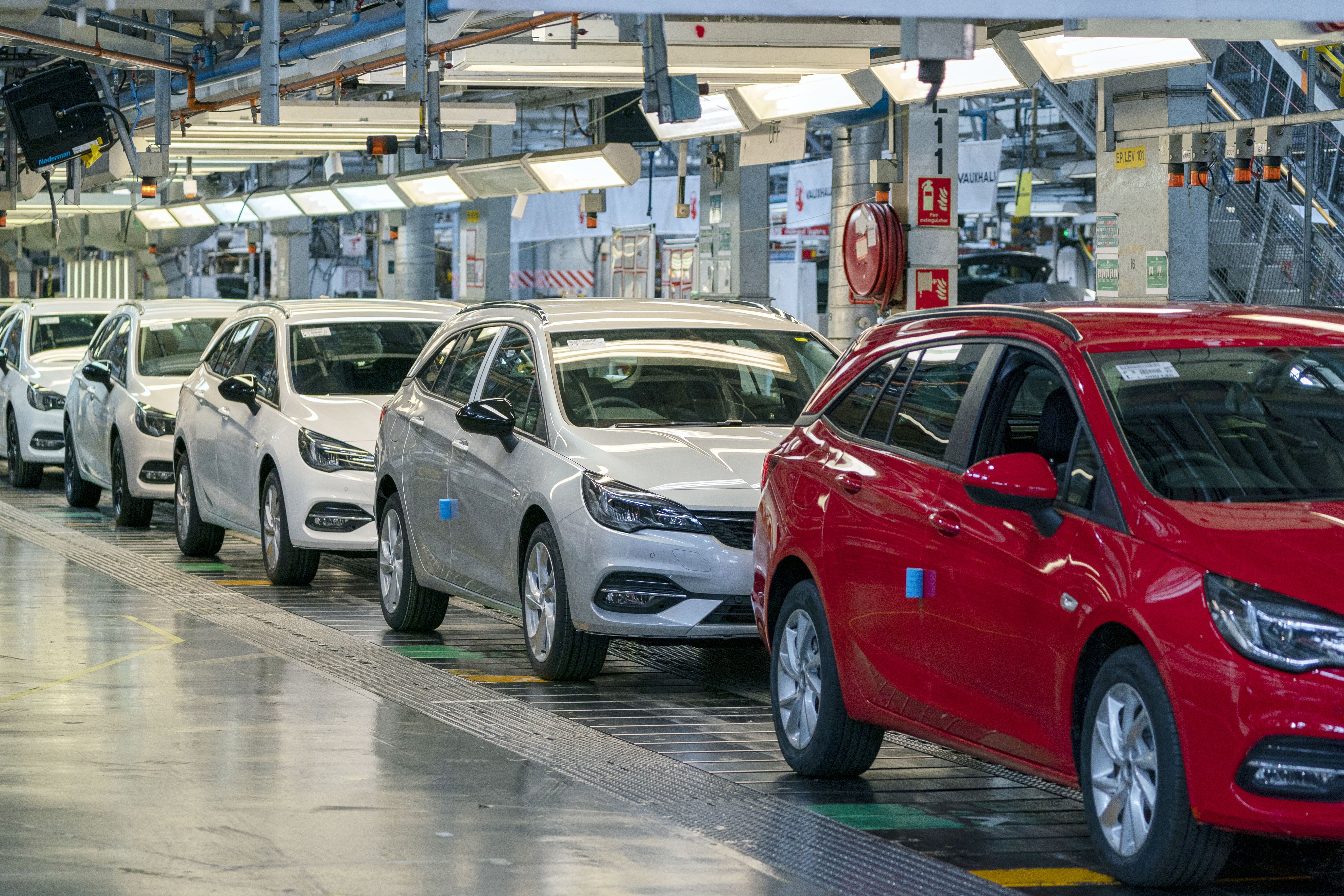 The number of new cars registered in the UK in October increased by 14.3%, new figures show (Peter Byrne/PA)