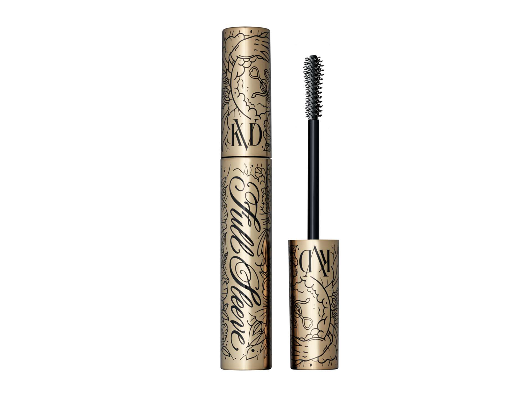 KVD full sleeve long + defined tubing mascara