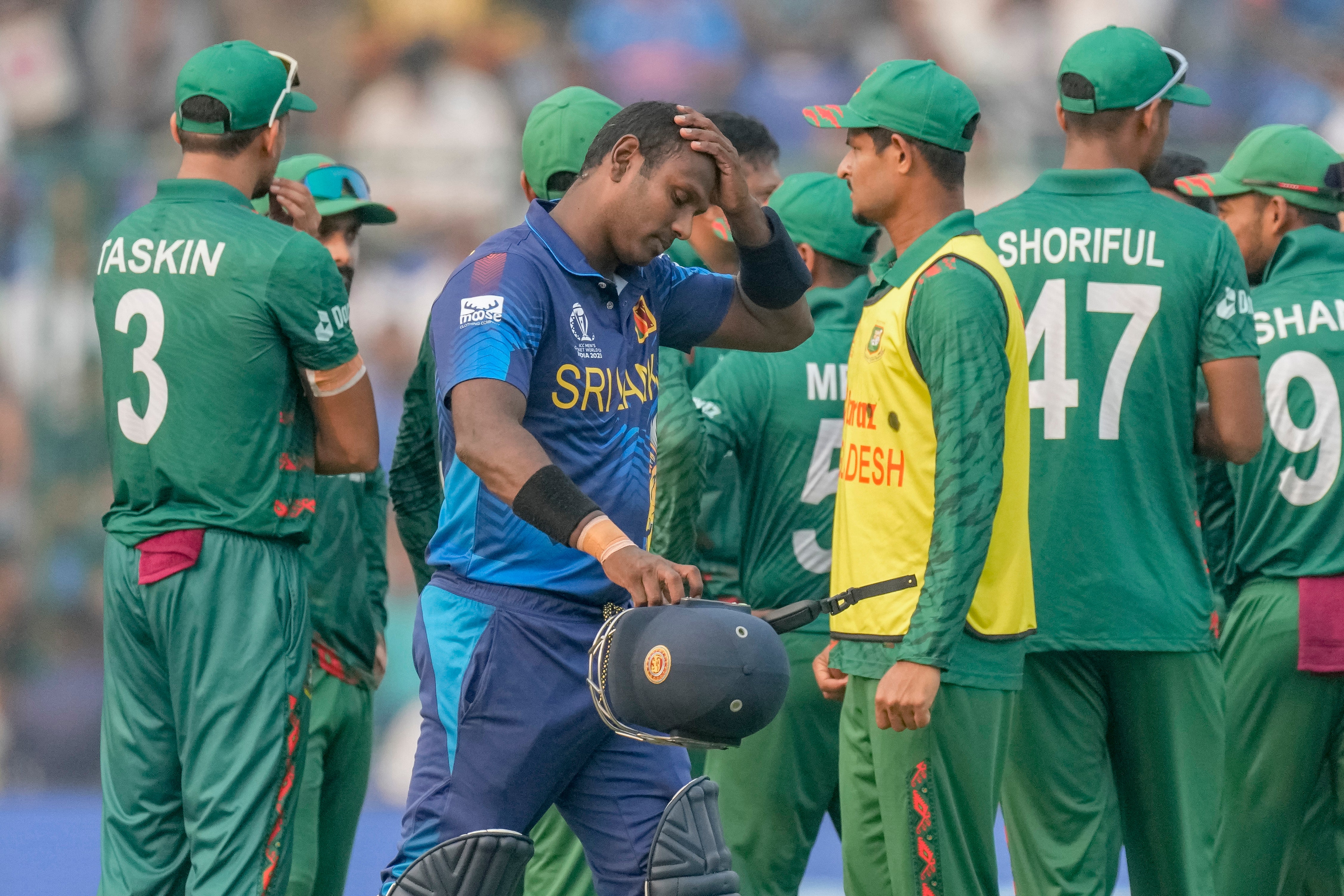 Angelo Mathews became the first international cricketer to be ‘timed out’ in 146 years