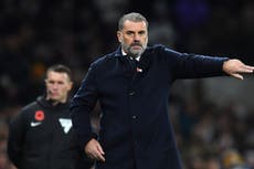 Ange Postecoglou reacts to VAR calls as Spurs earn two red cards in defeat to Chelsea