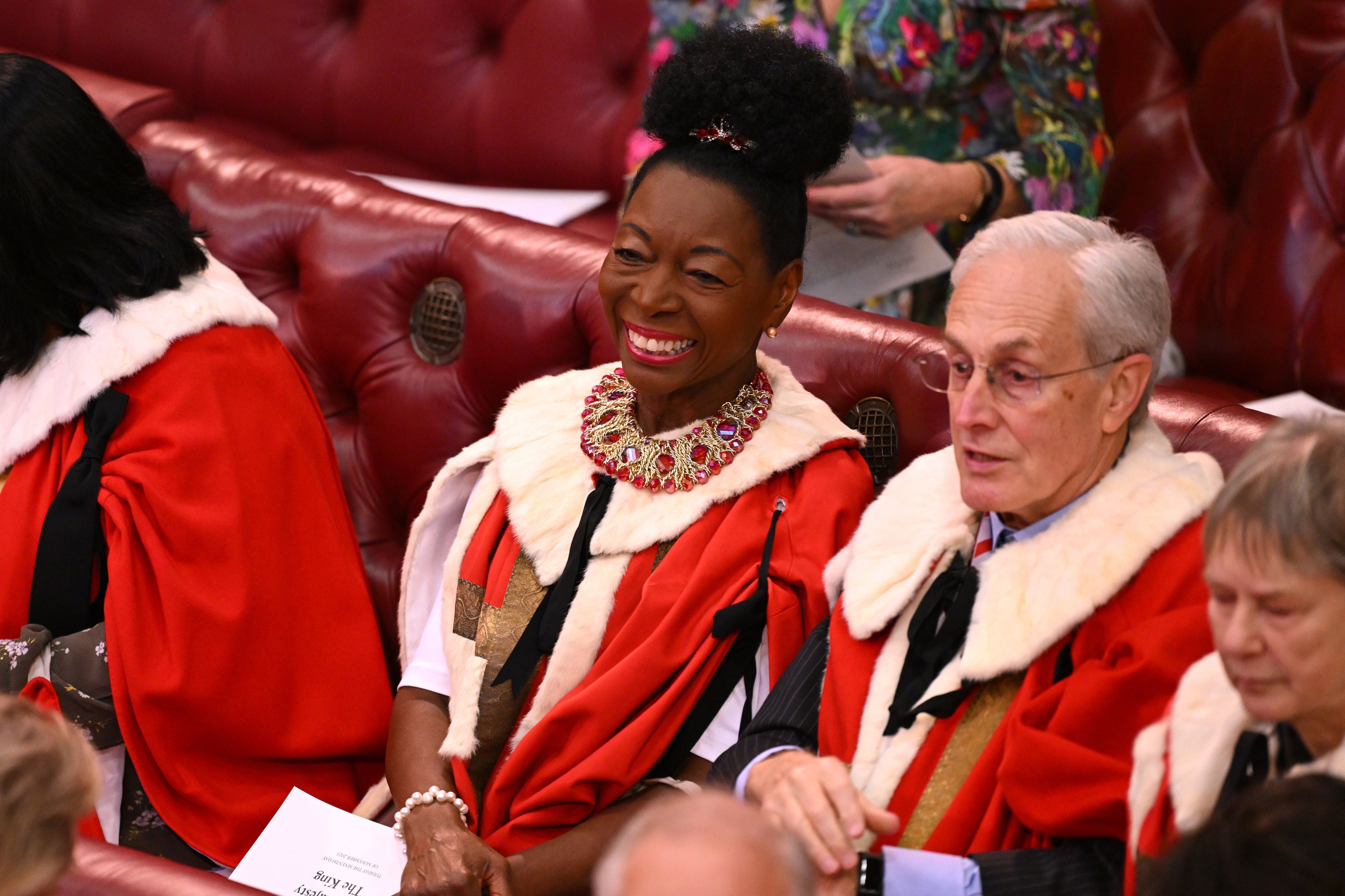 Baroness Floella Benjamin and other members of the House of Lords