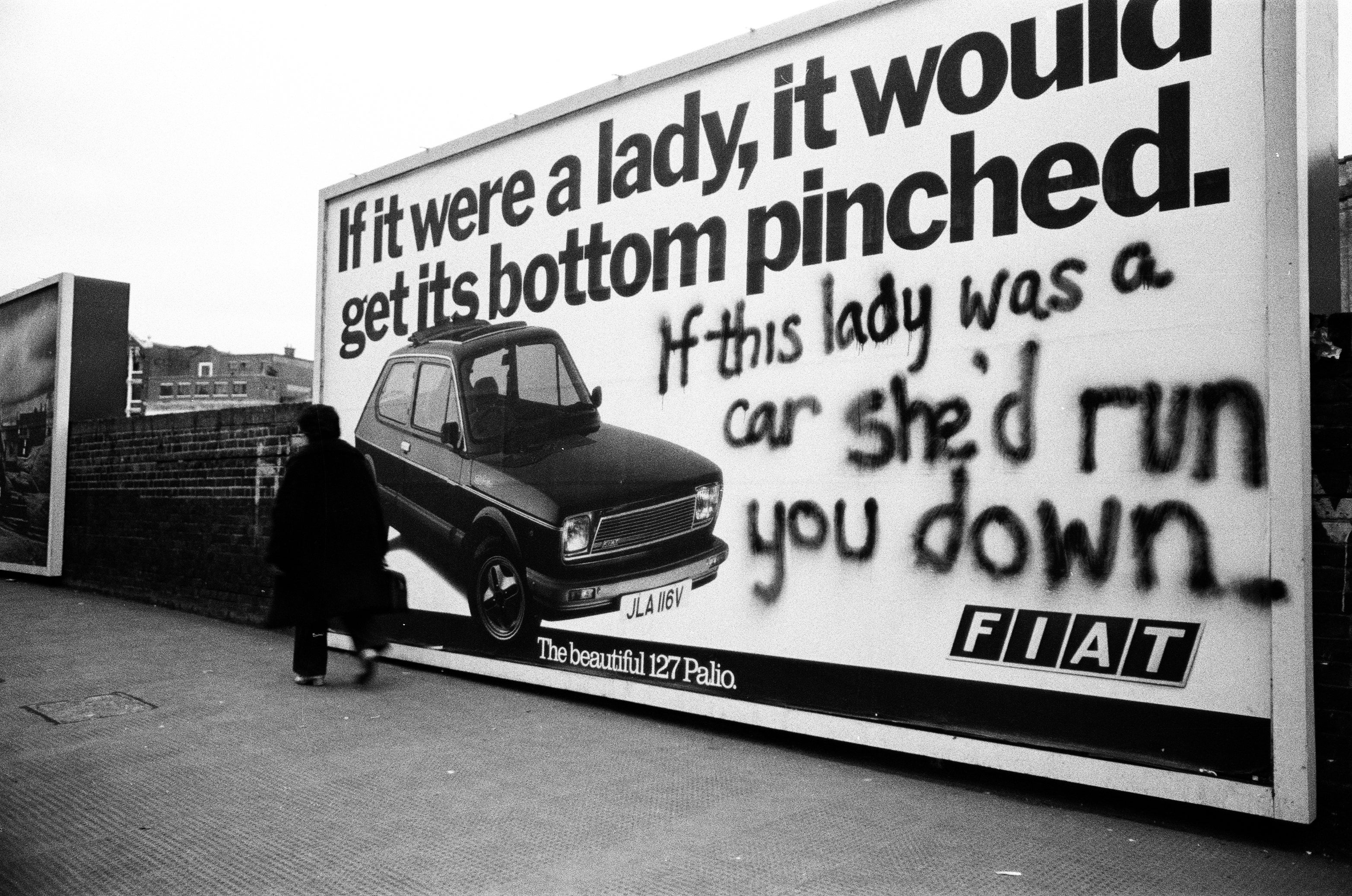 Jill Posener, ‘Fiat Ad’, 1979