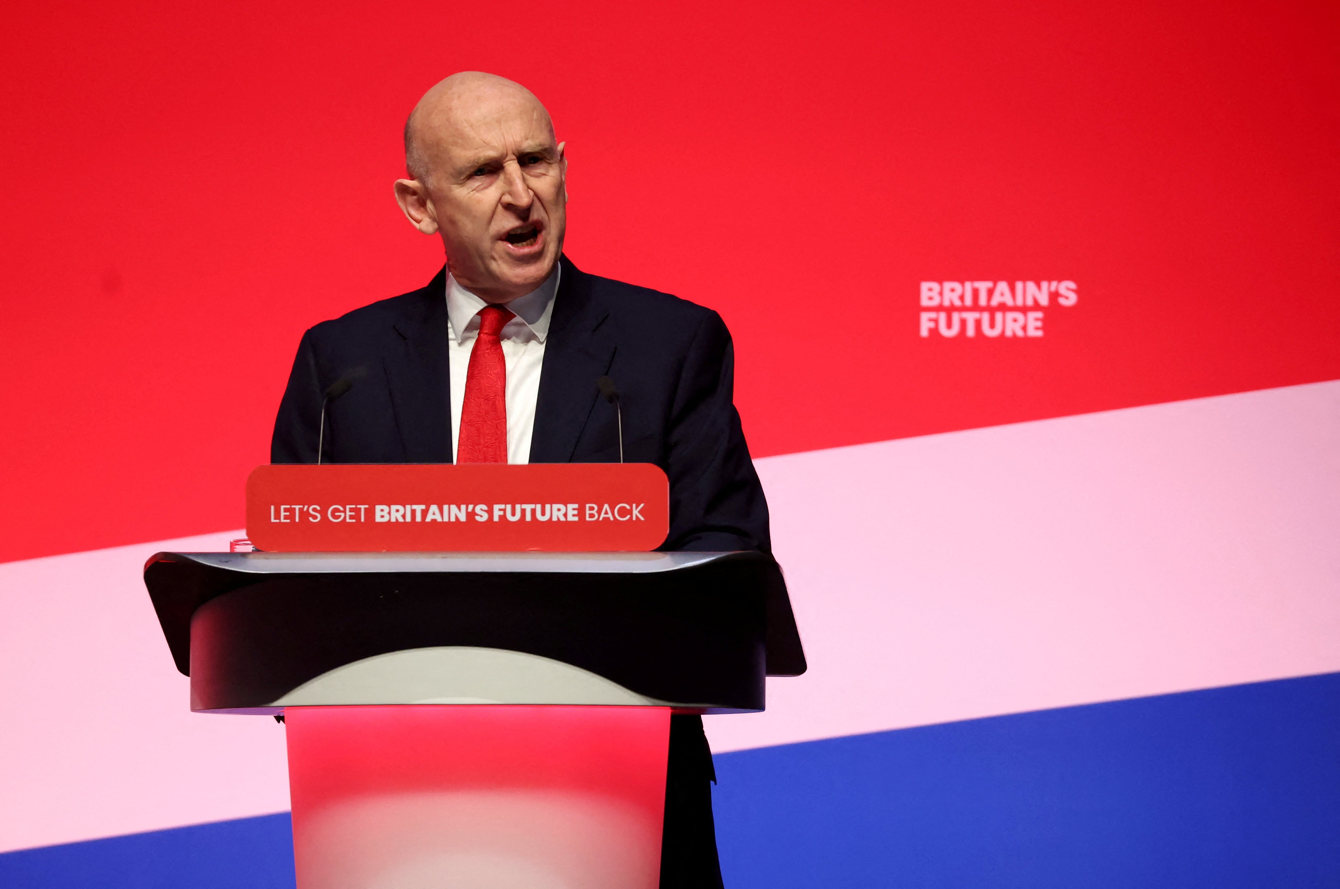 Shadow defence secretary John Healey