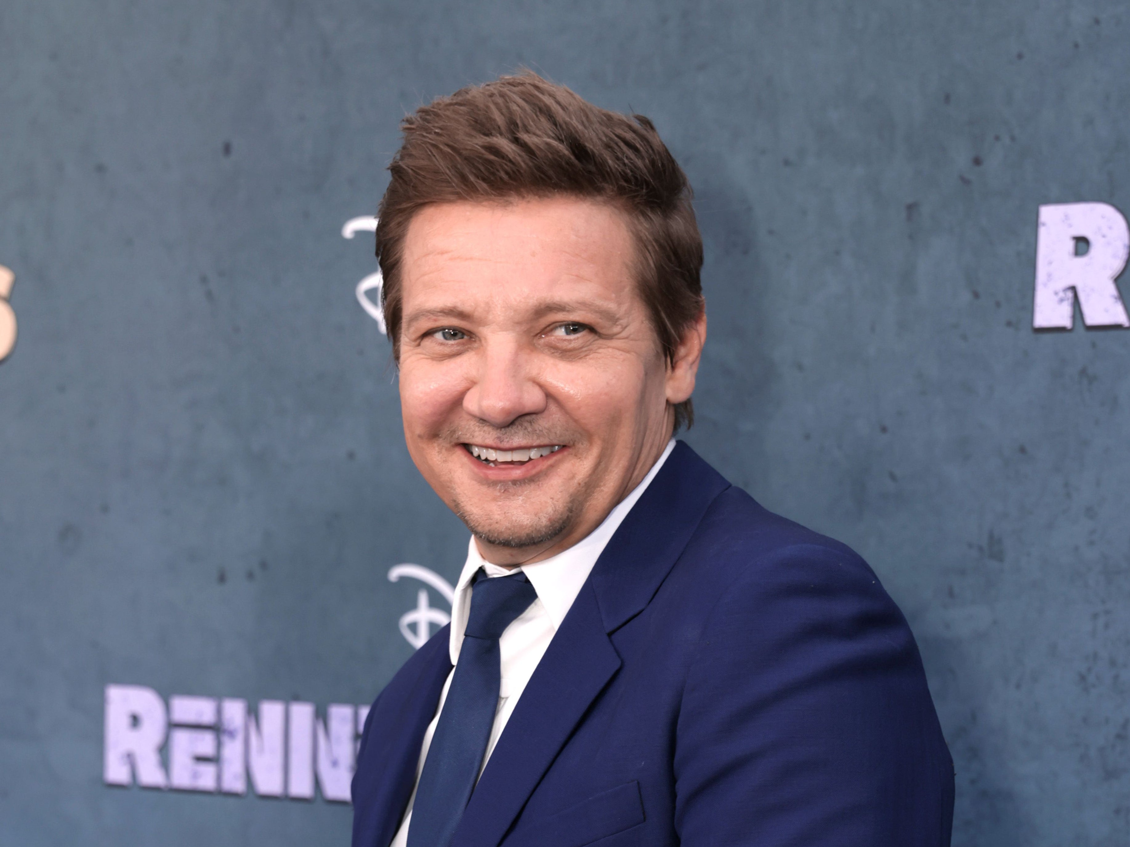 Jeremy Renner attends the premiere event for the Disney+ original series ‘Rennervations’ in April