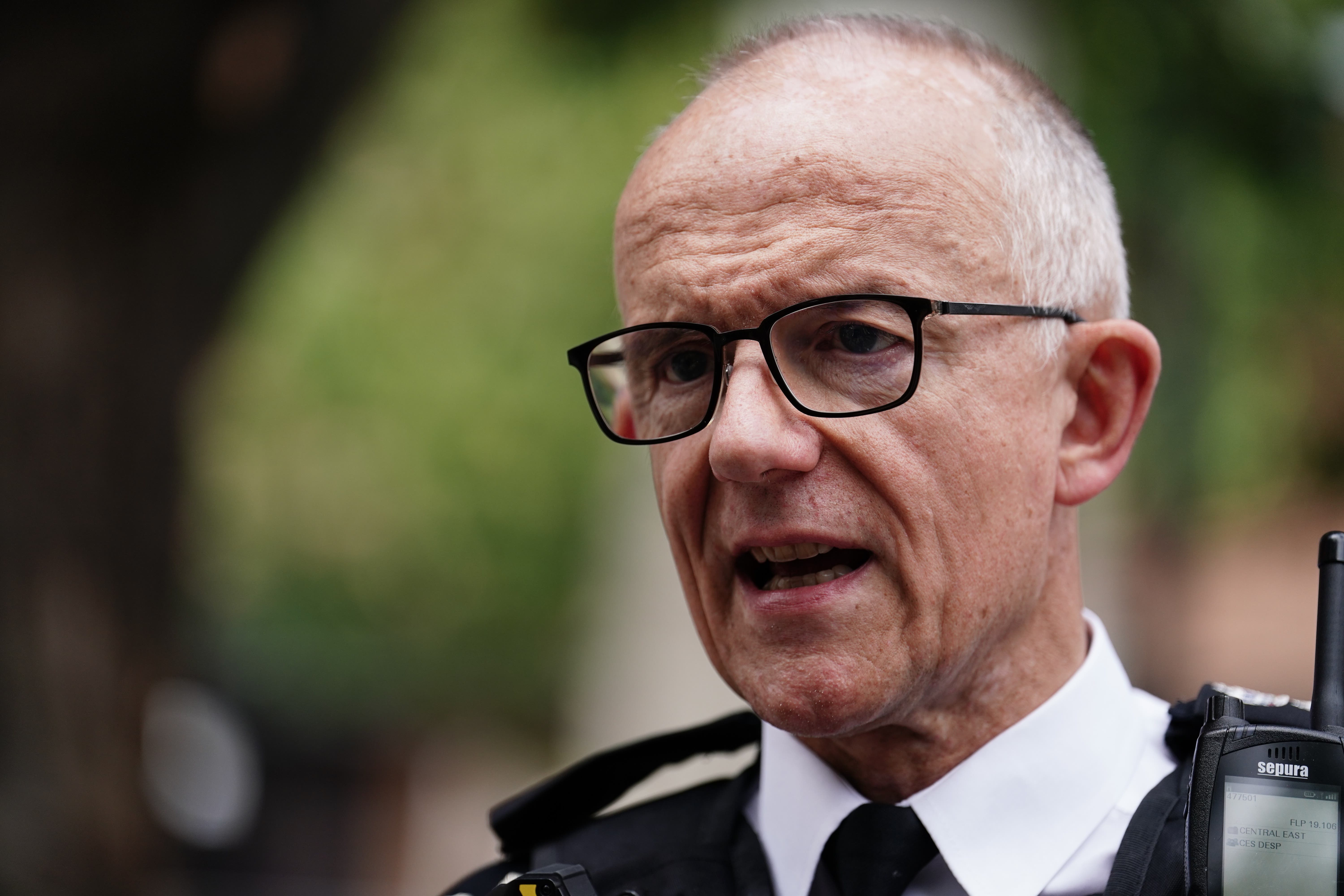 Metropolitan Police Commissioner Sir Mark Rowley