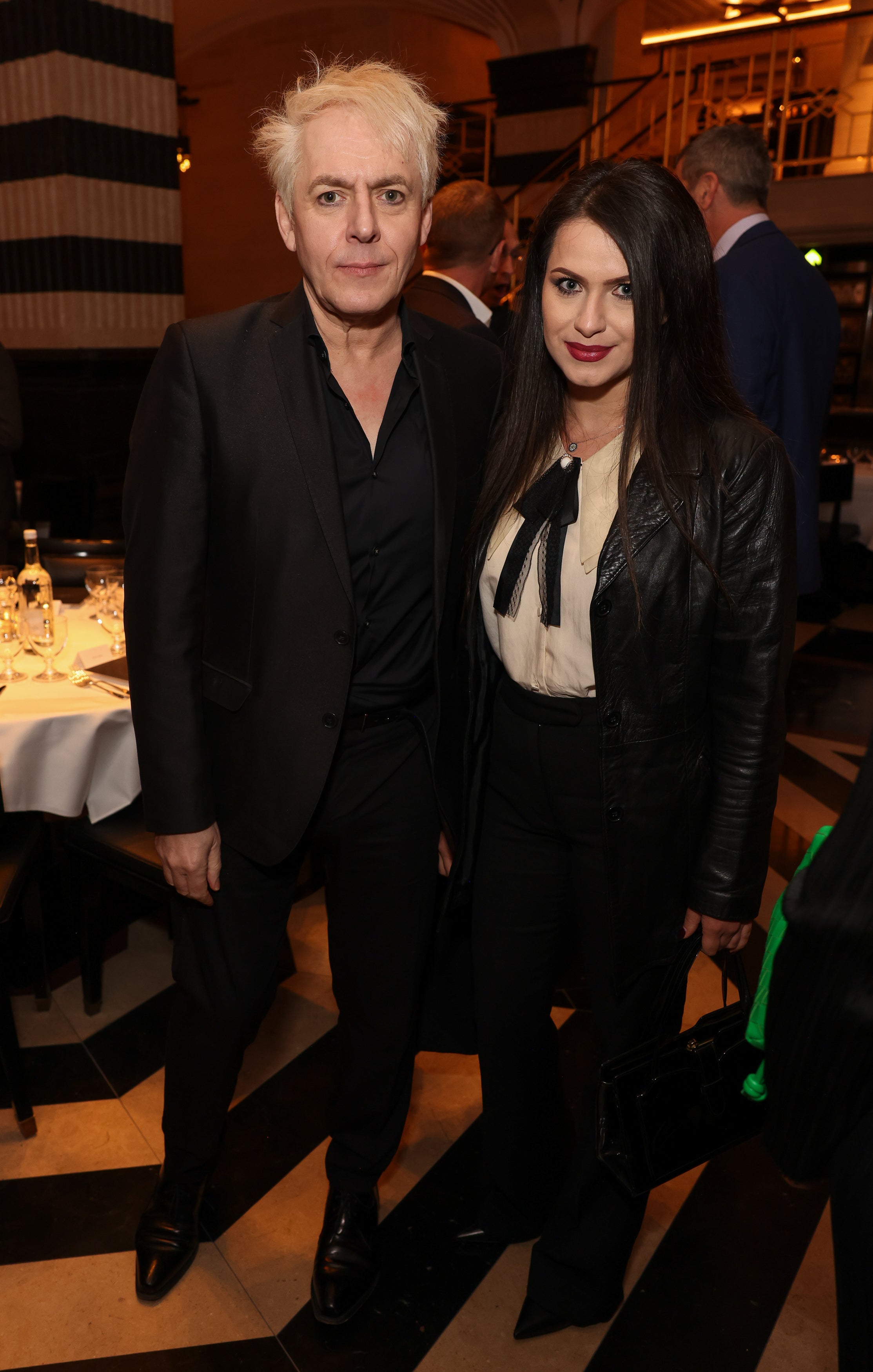 Nick Rhodes and Alexandra Stama attend The Wolseley
