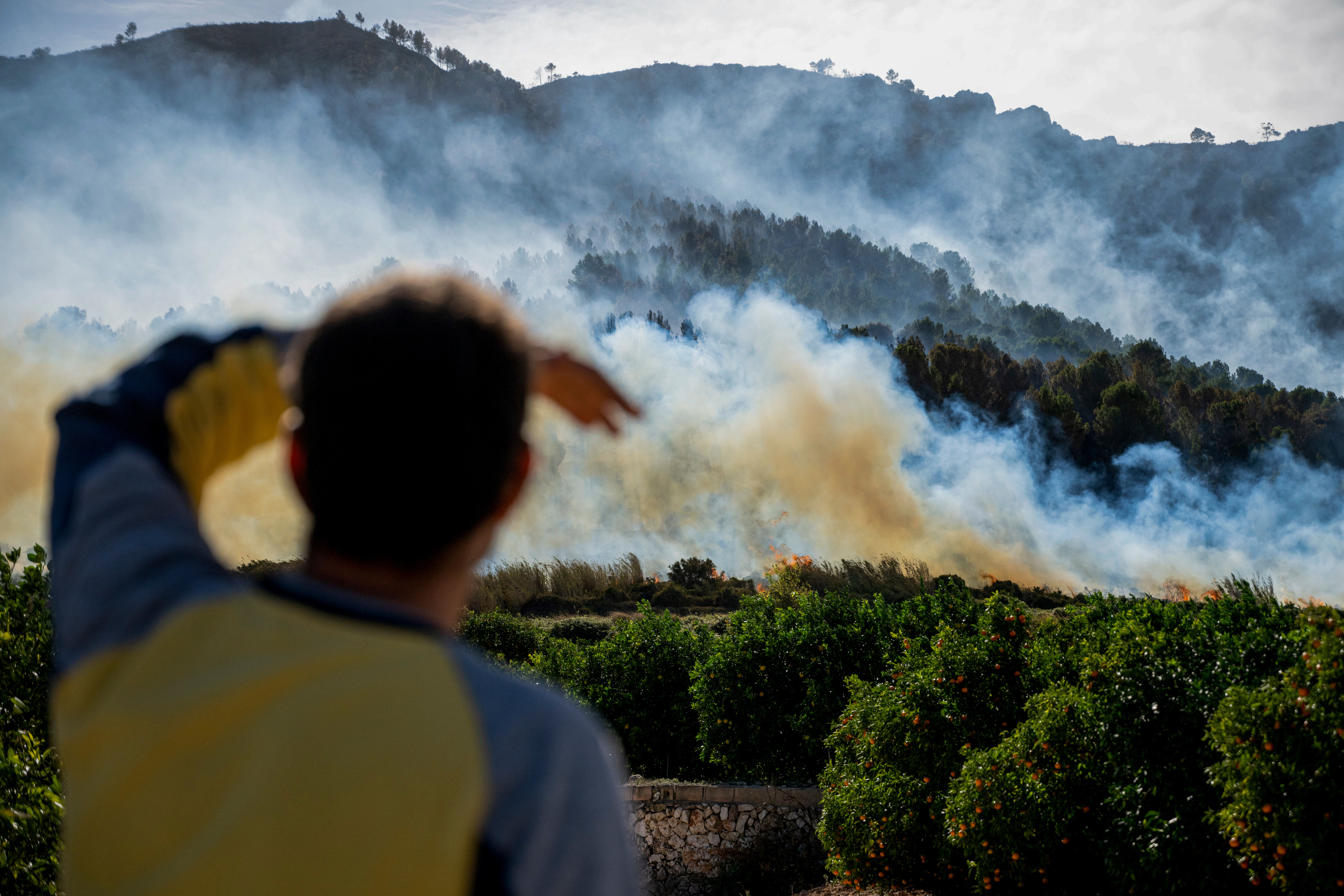 Climate scientists have said it is virtually certain that 2023 will be the hottest year on record after four months of global temperature records being ‘obliterated’ (Andreu Esteban/AP)