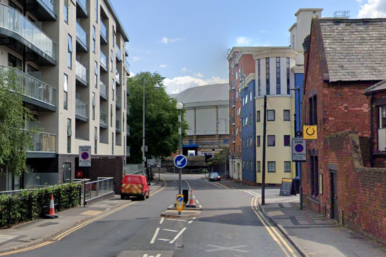 A cordon is still in place near Lighthorne Avenue, where the shooting took place, and St Vincent Street (pictured)