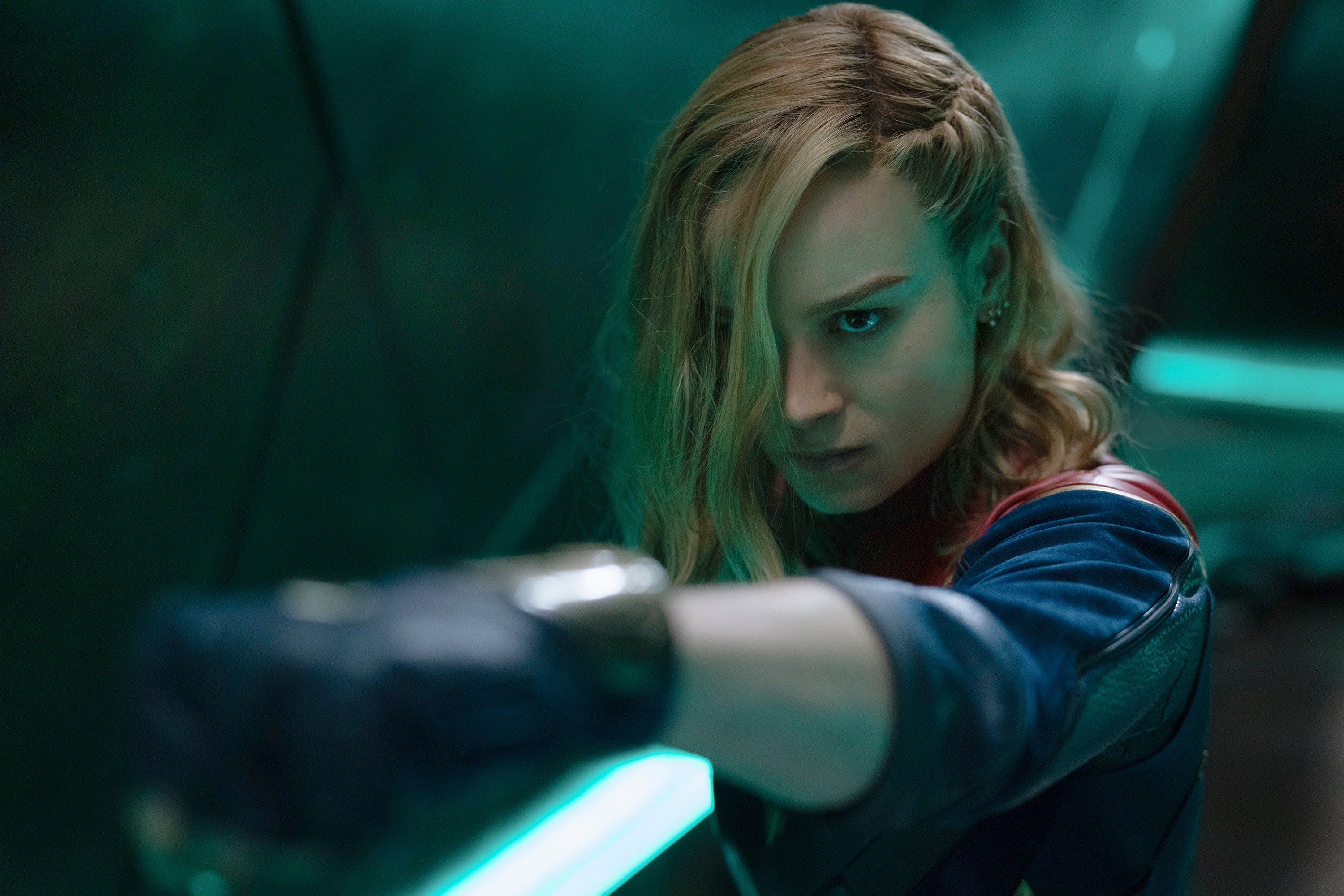 Larson reprises her role of Captain Marvel in ‘The Marvels’