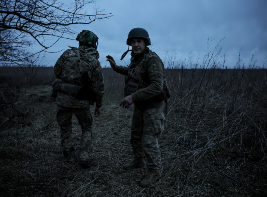 Frontline positions of Ukrainian Armed Forces near Kupiansk