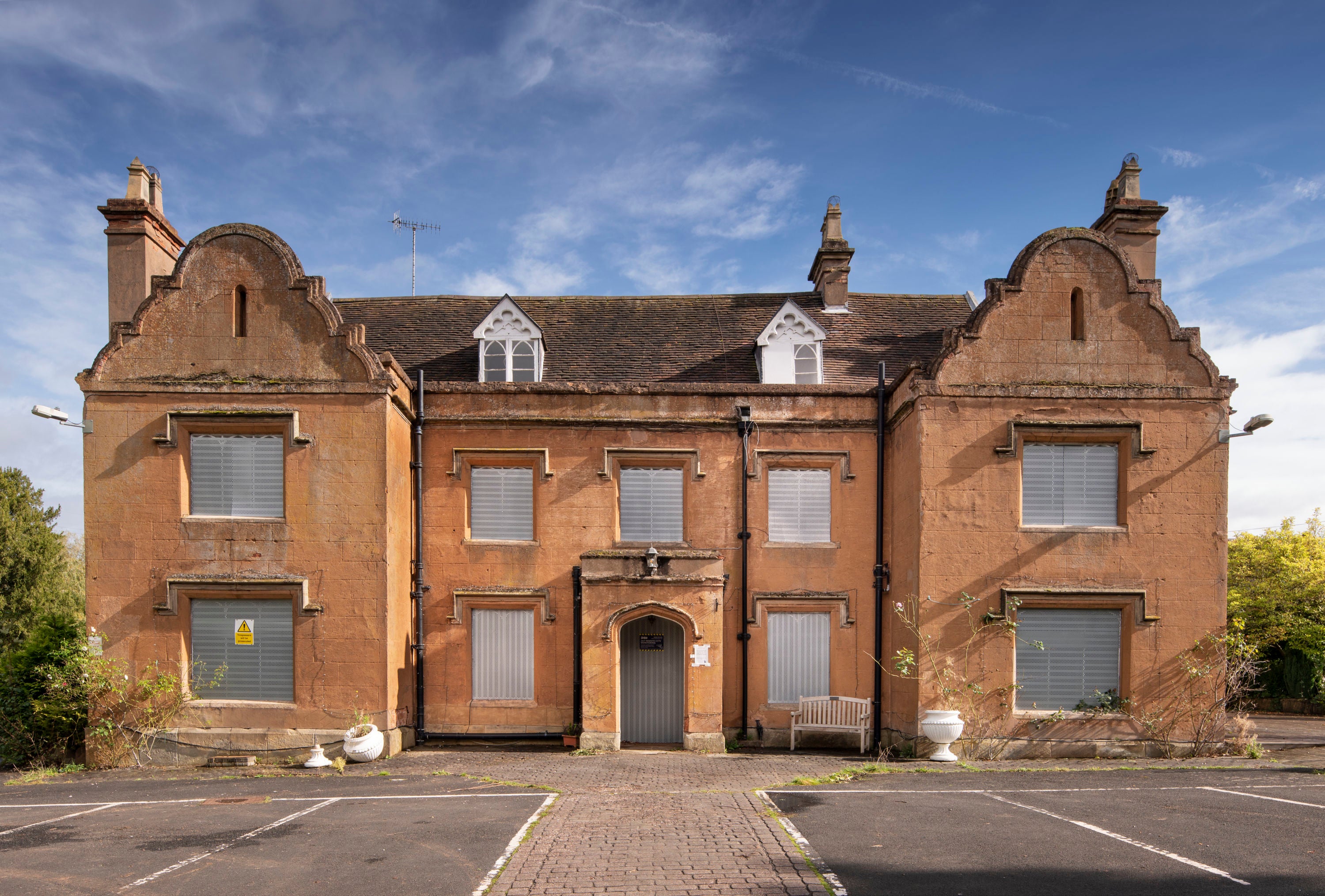 Holbeche House in Kingswinford, West Midlands, one of the new additions to the Heritage At Risk Register