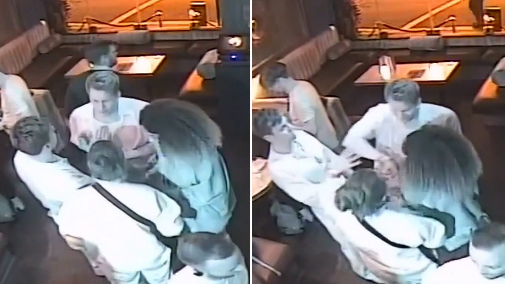 CCTV fails to show Mr Black assaulting Teddy Edwardes by twisting her wrist