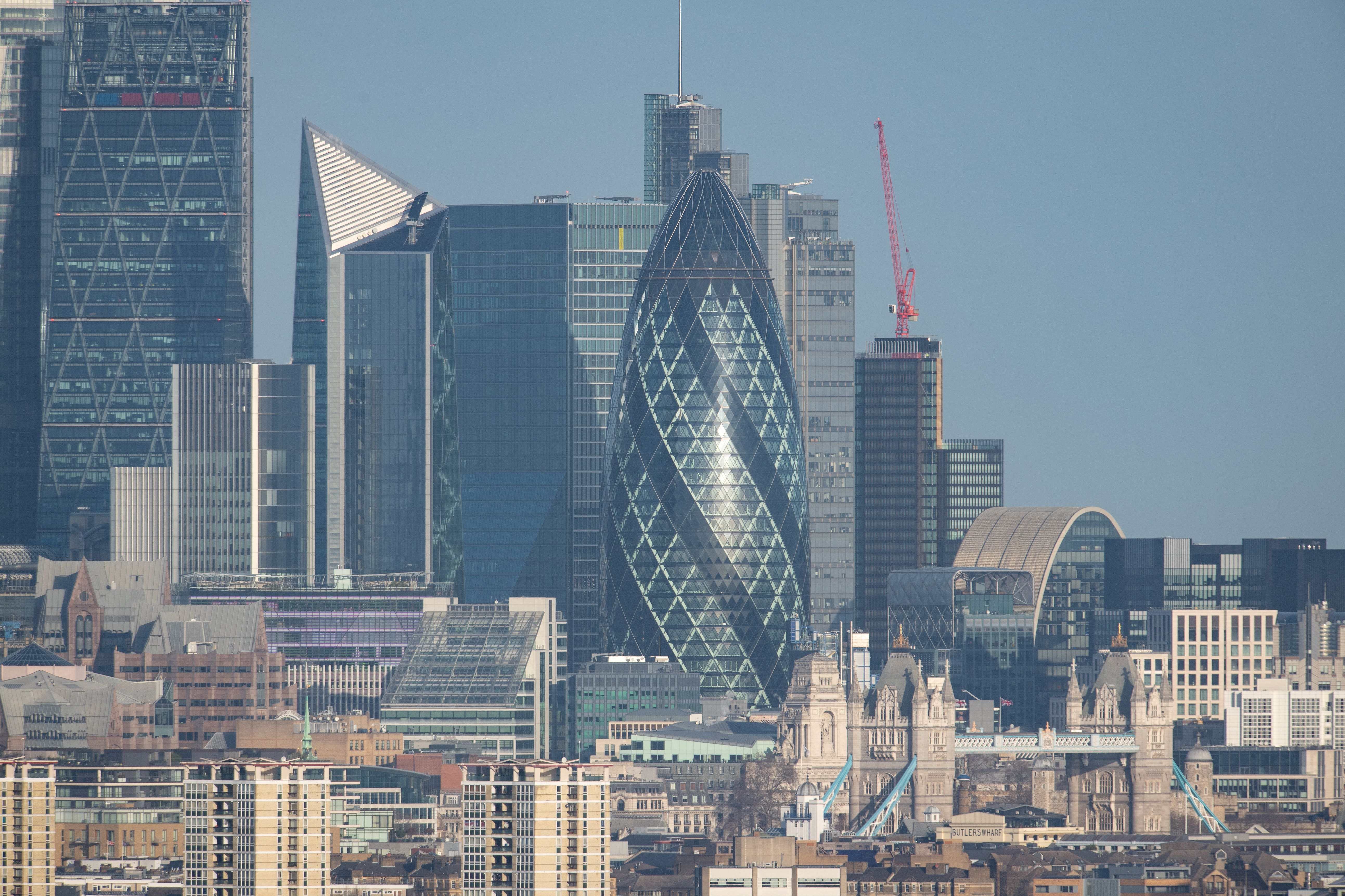 Shares rose in London on Thursday. (Dominic Lipinski/PA)