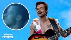 First look: Harry Styles debuts shaved head on date with Taylor Russell at Las Vegas Sphere