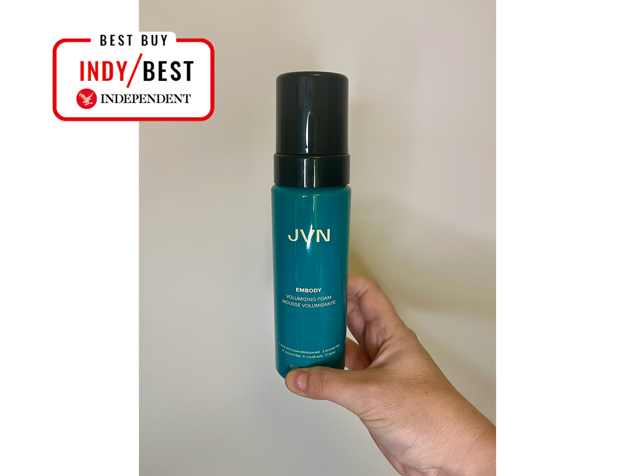 JVN embody volumising foam