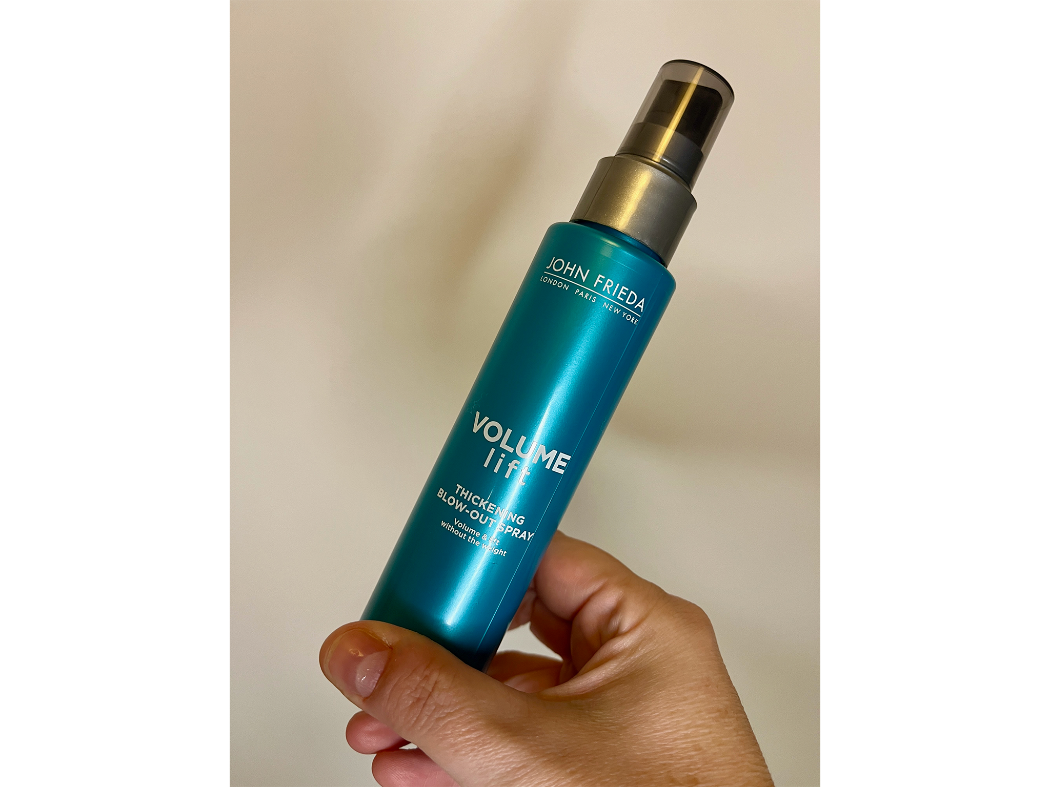 John Frieda volume lift thickening blow-out spray