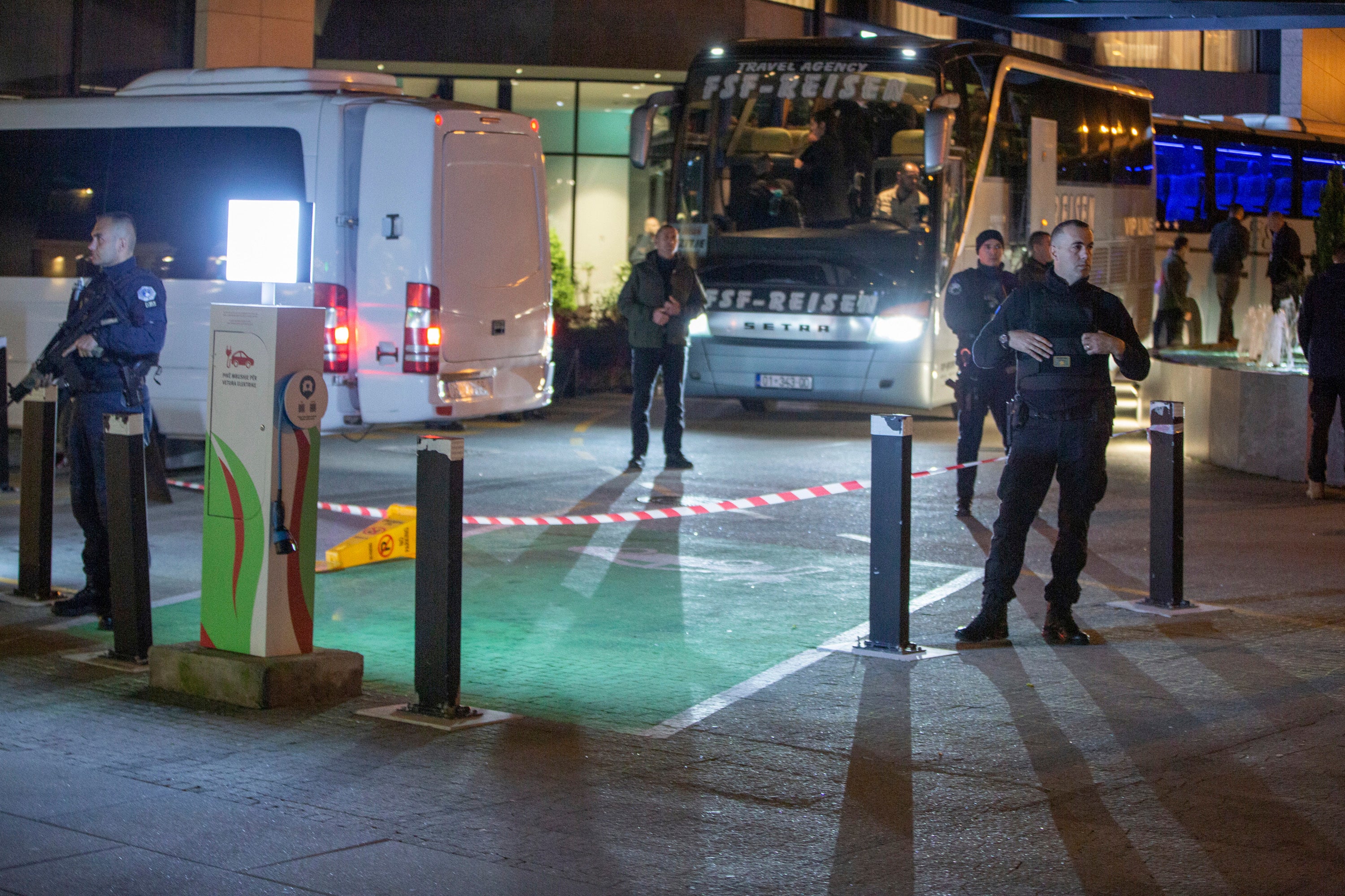 Soccer Kosovo Israel Arrival