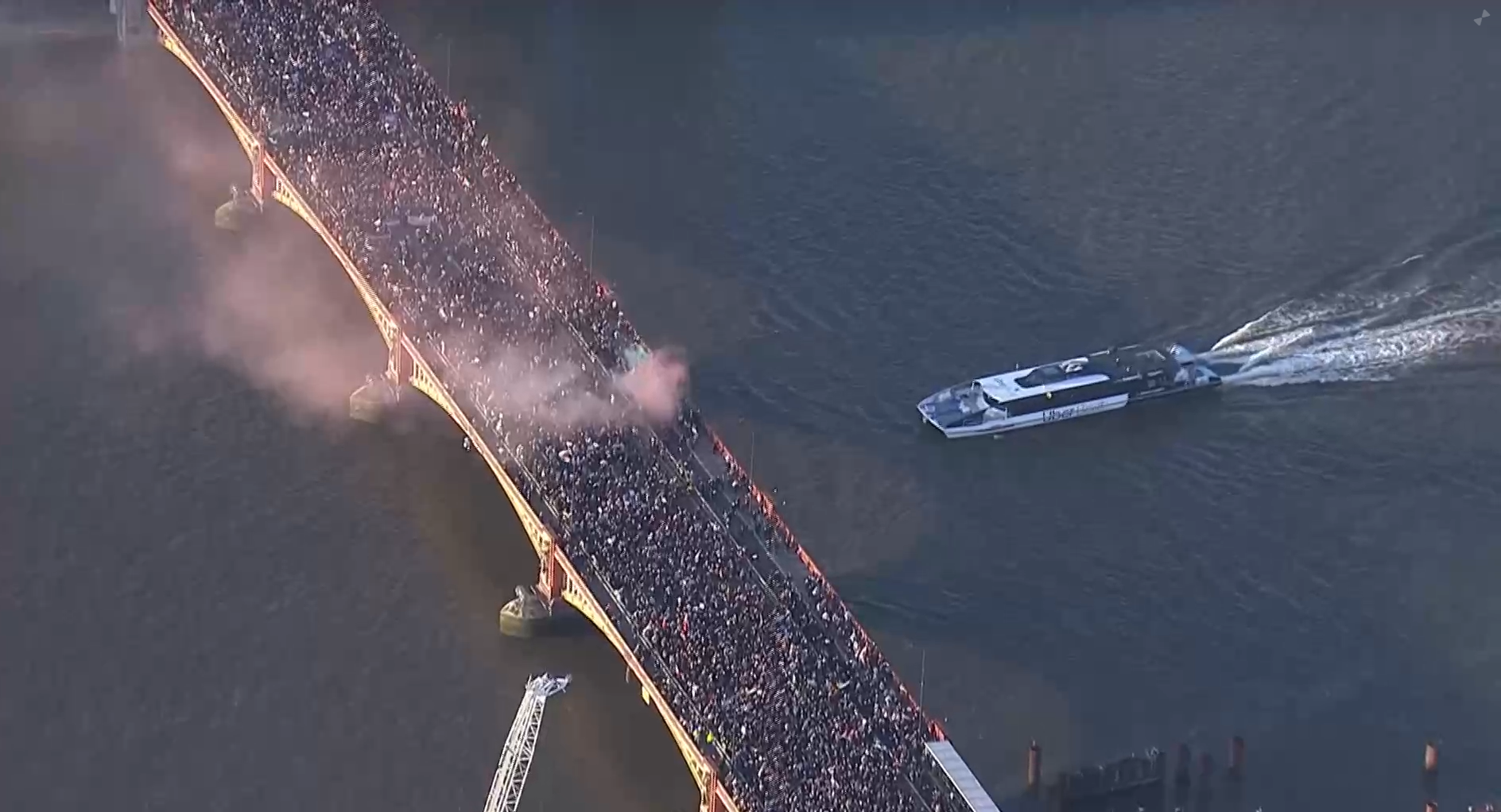 Around 300,00 people took part in the Pro-Palestine march that passed without incident