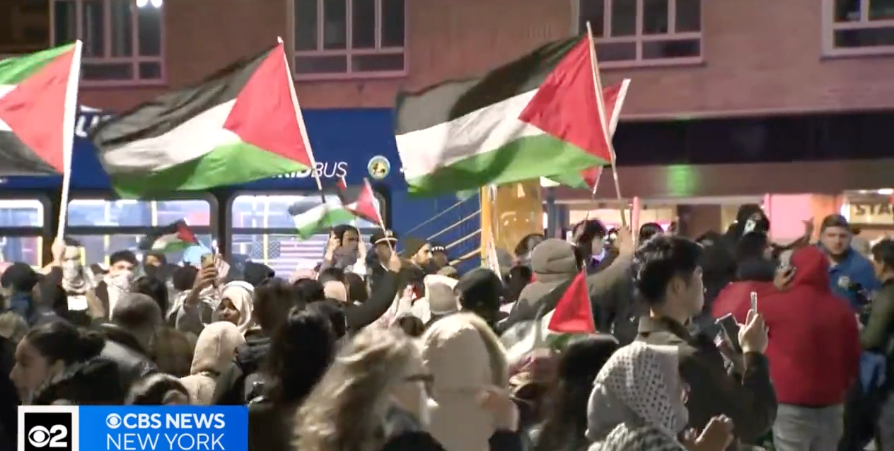 Hundreds of pro-Palestinian protesters briefly closed down Grand Central Station on Friday night