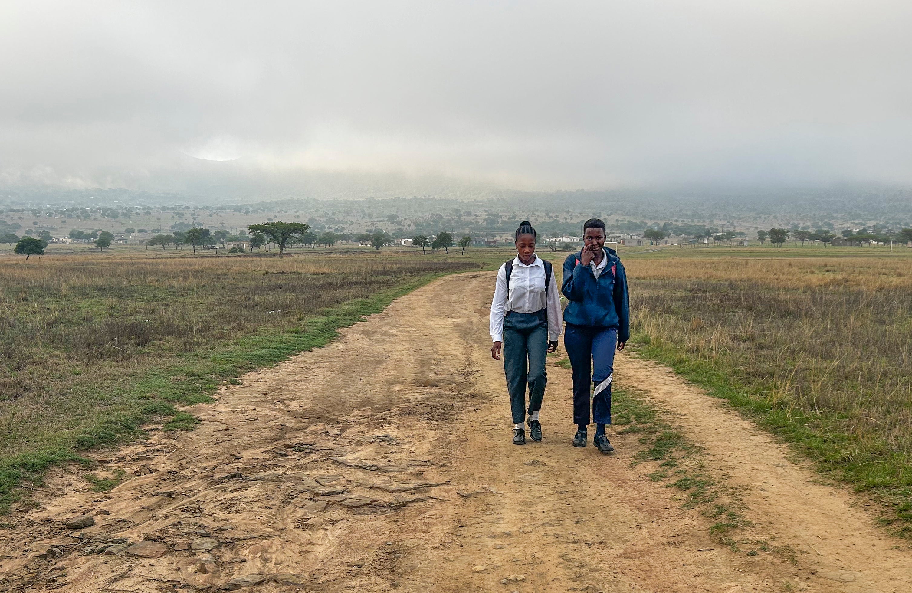 South Africa Walking to School