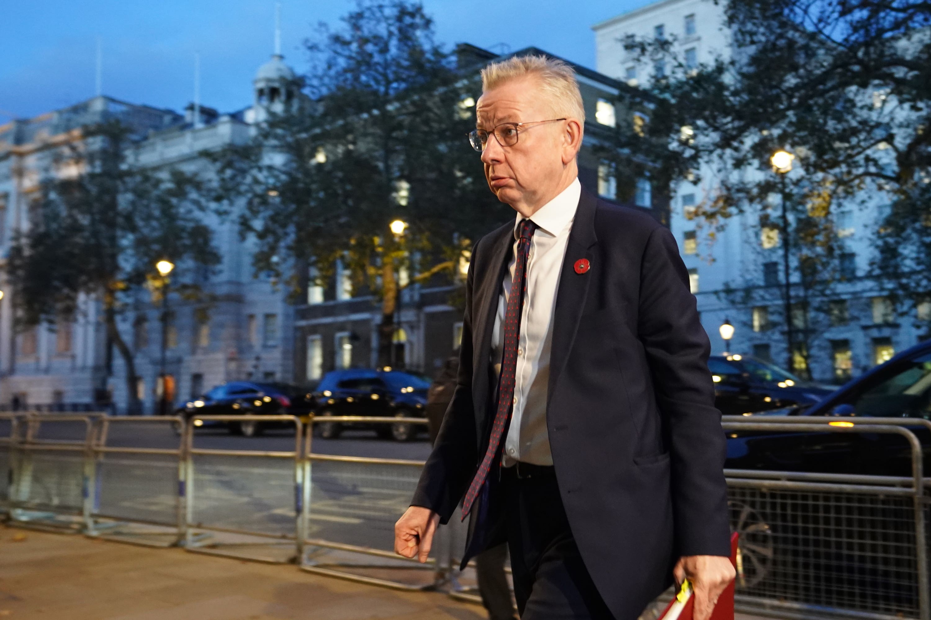 Michael Gove thanked police (James Manning/PA)