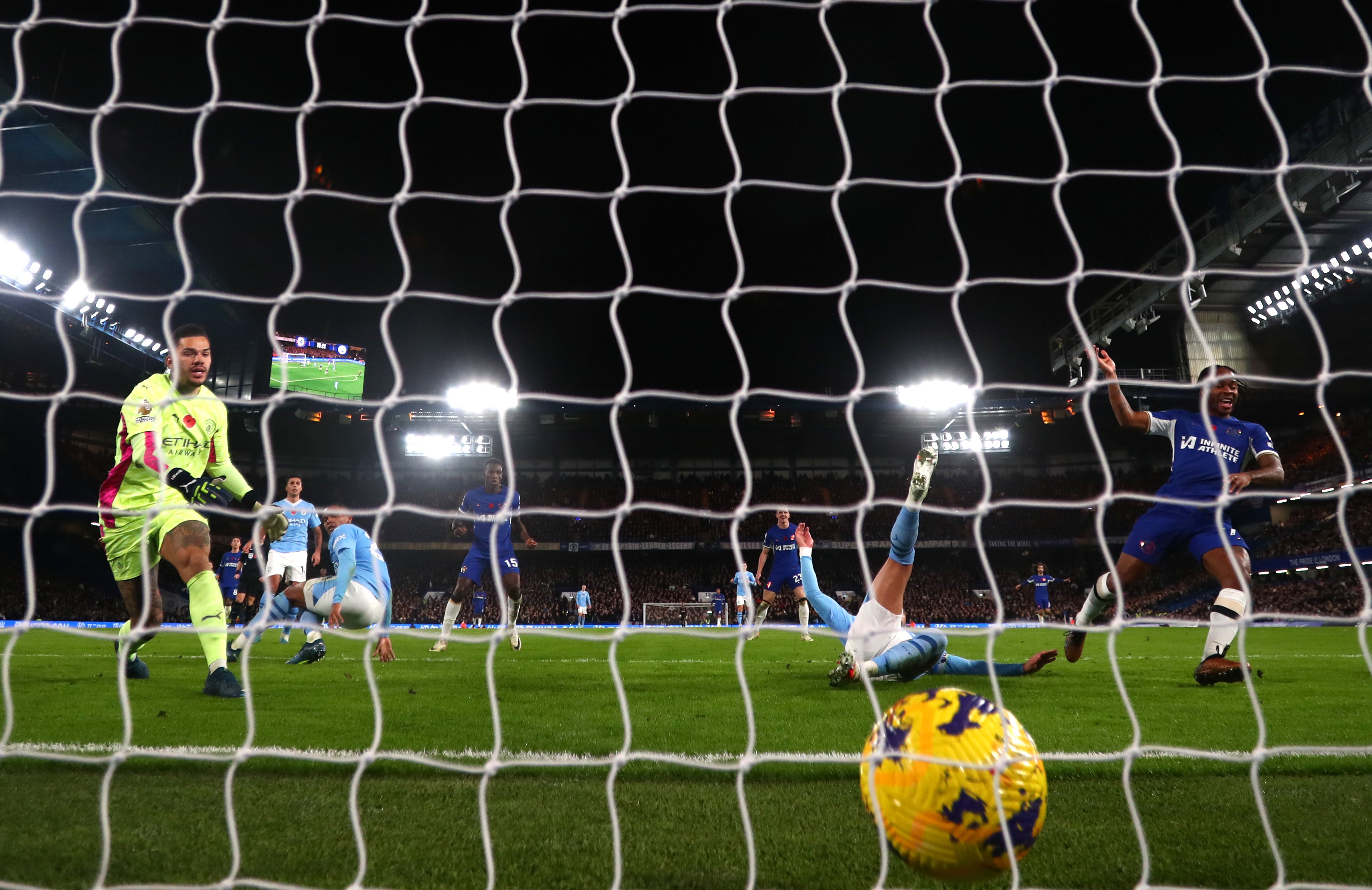 Sterling scored Chelsea’s second of the game