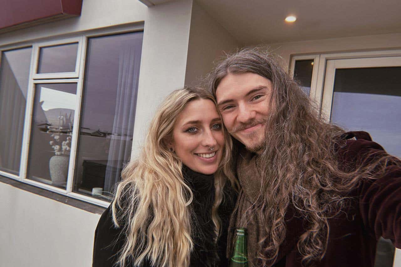 Caitlin McLean from Scotland was visiting her boyfriend, Gisli Gunnarsson (Gisli Gunnarsson/PA)