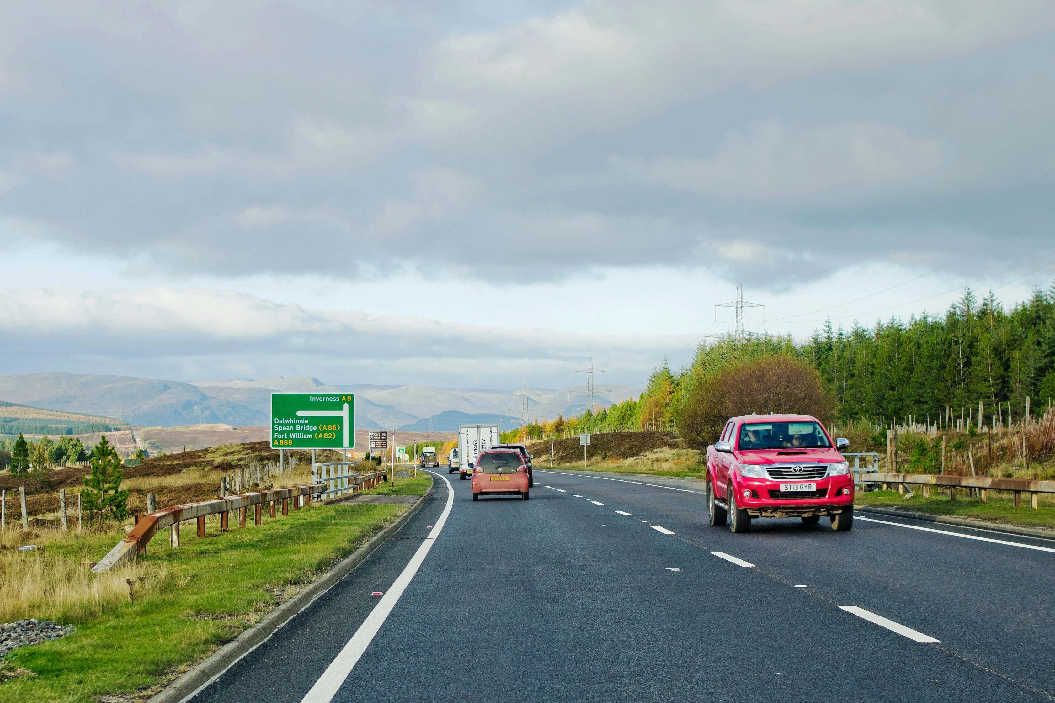 New analysis has revealed how rare it is for A-road stretches in Britain to be dual carriageway (Alamy/PA)