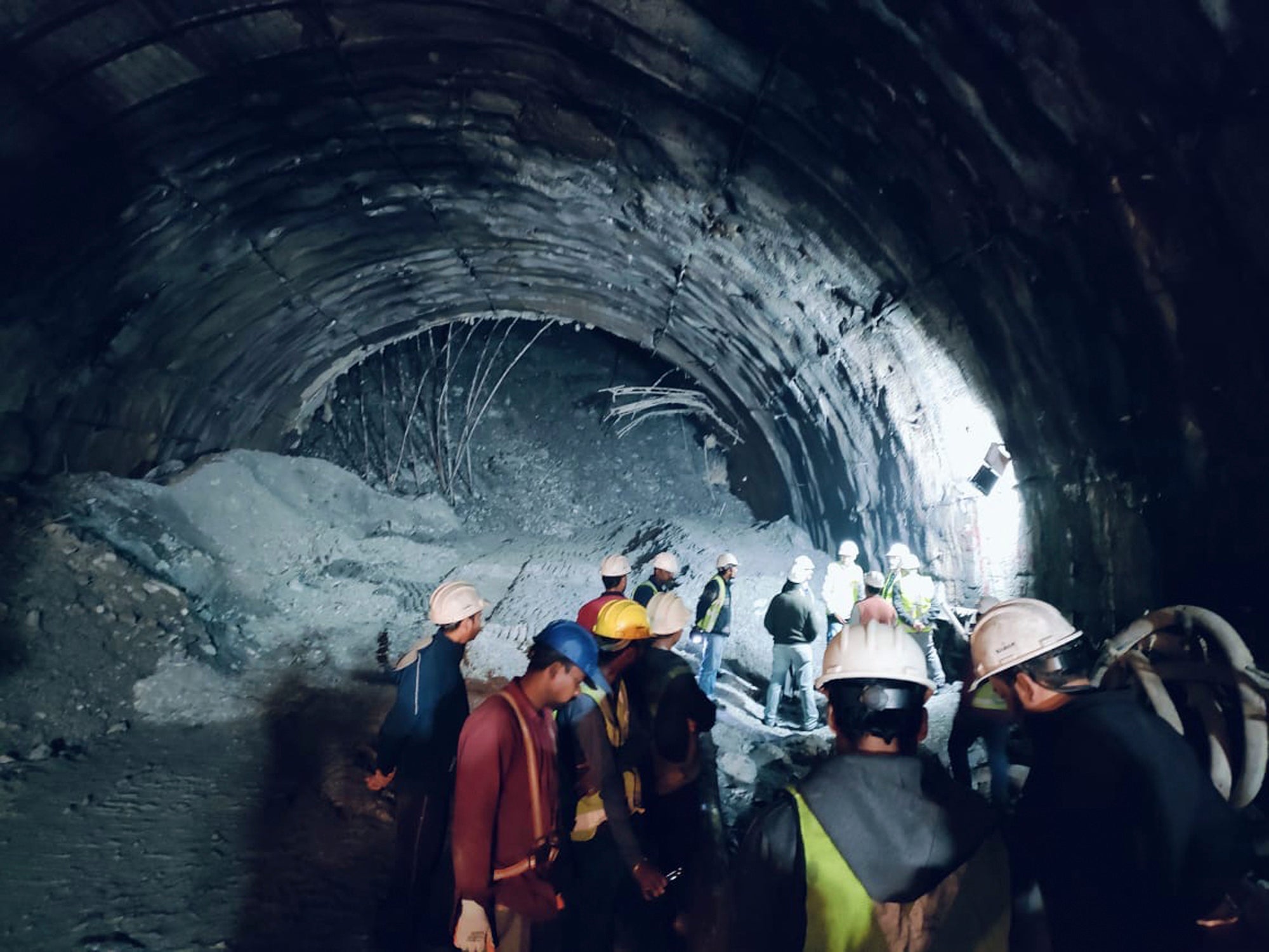 India Tunnel Collapse