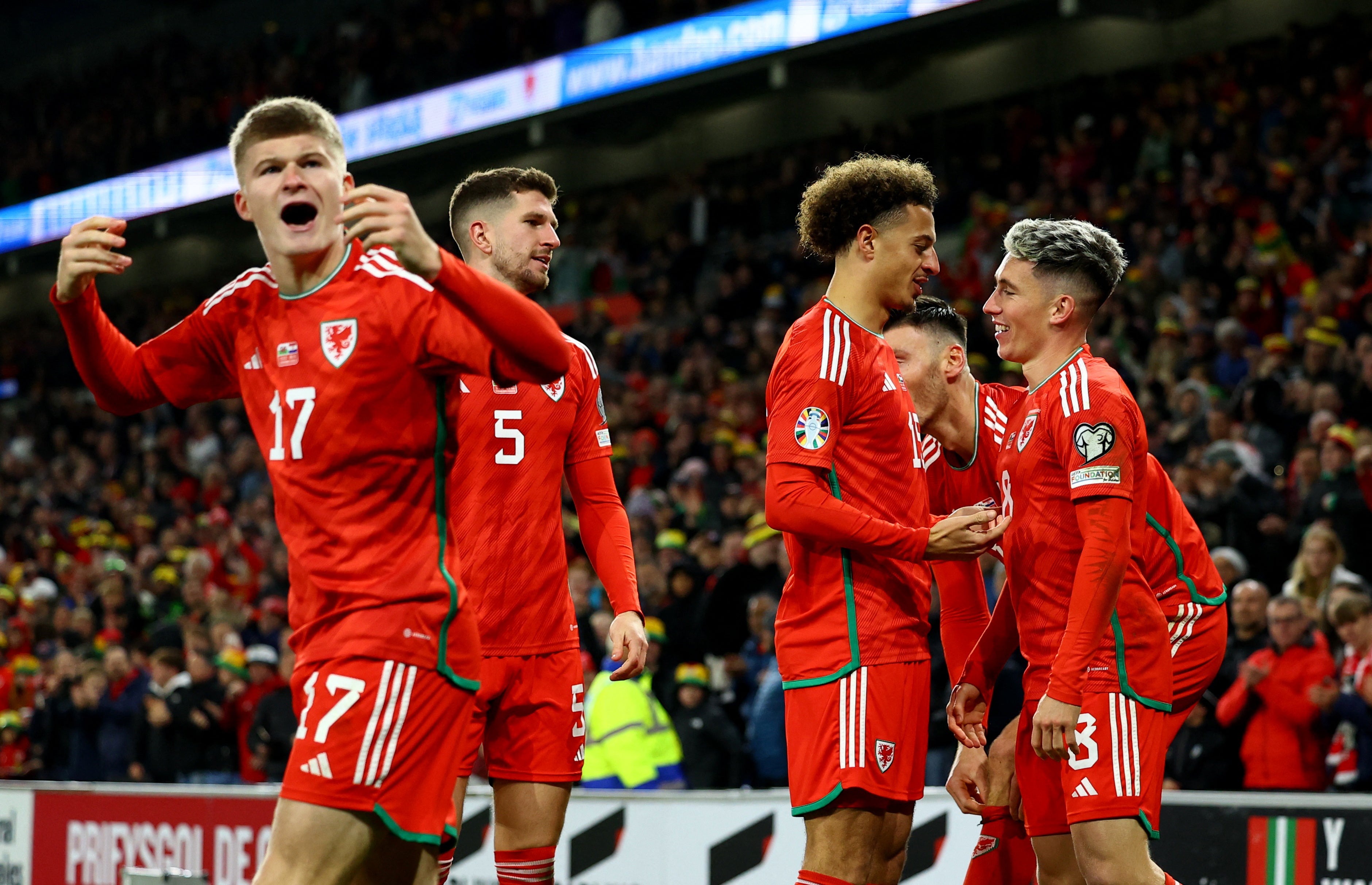 Wales beat Croatia at the Cardiff City Stadium in October