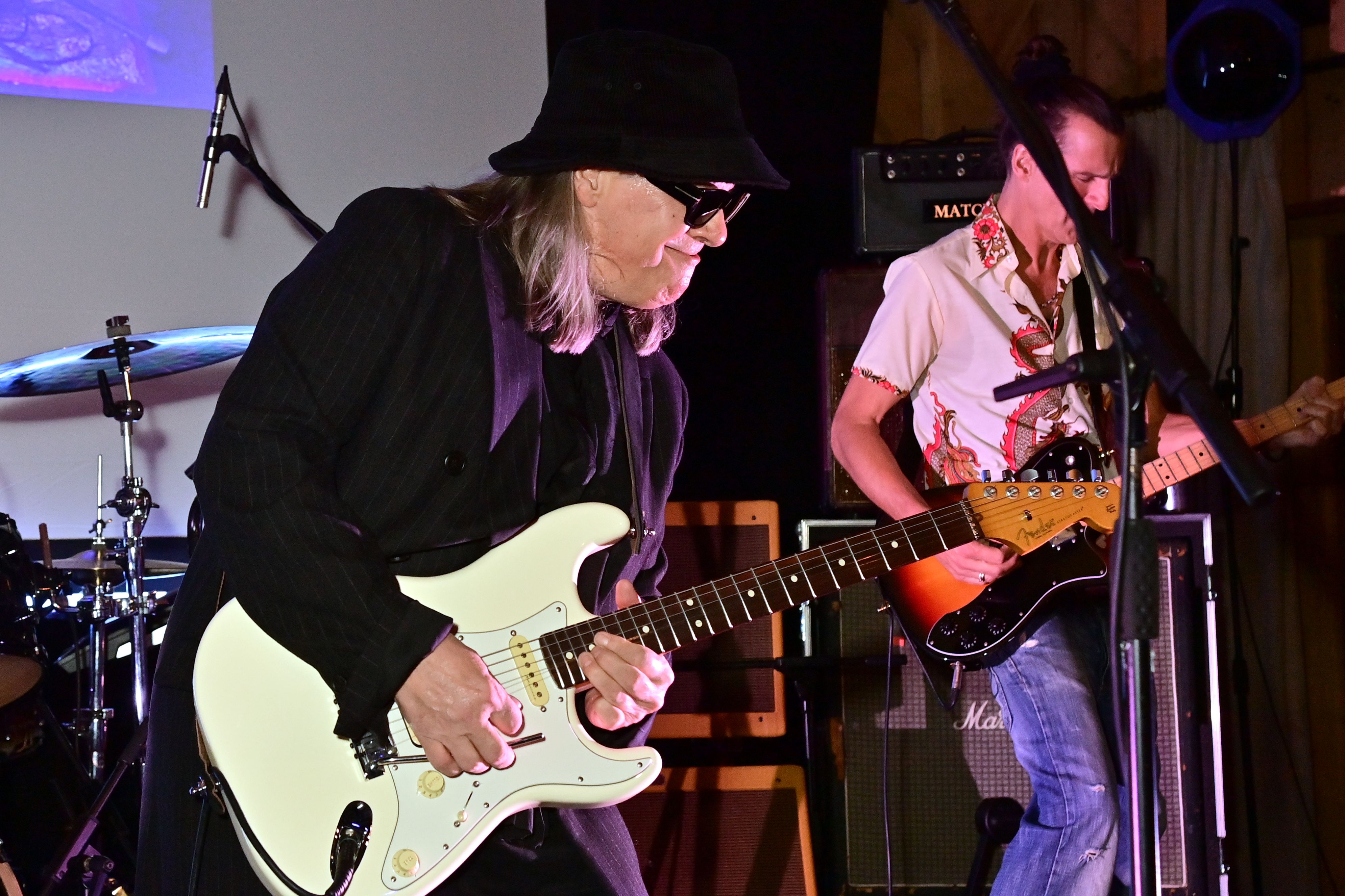 Taylor performs at a concert for the Cancer Awareness Trust in October