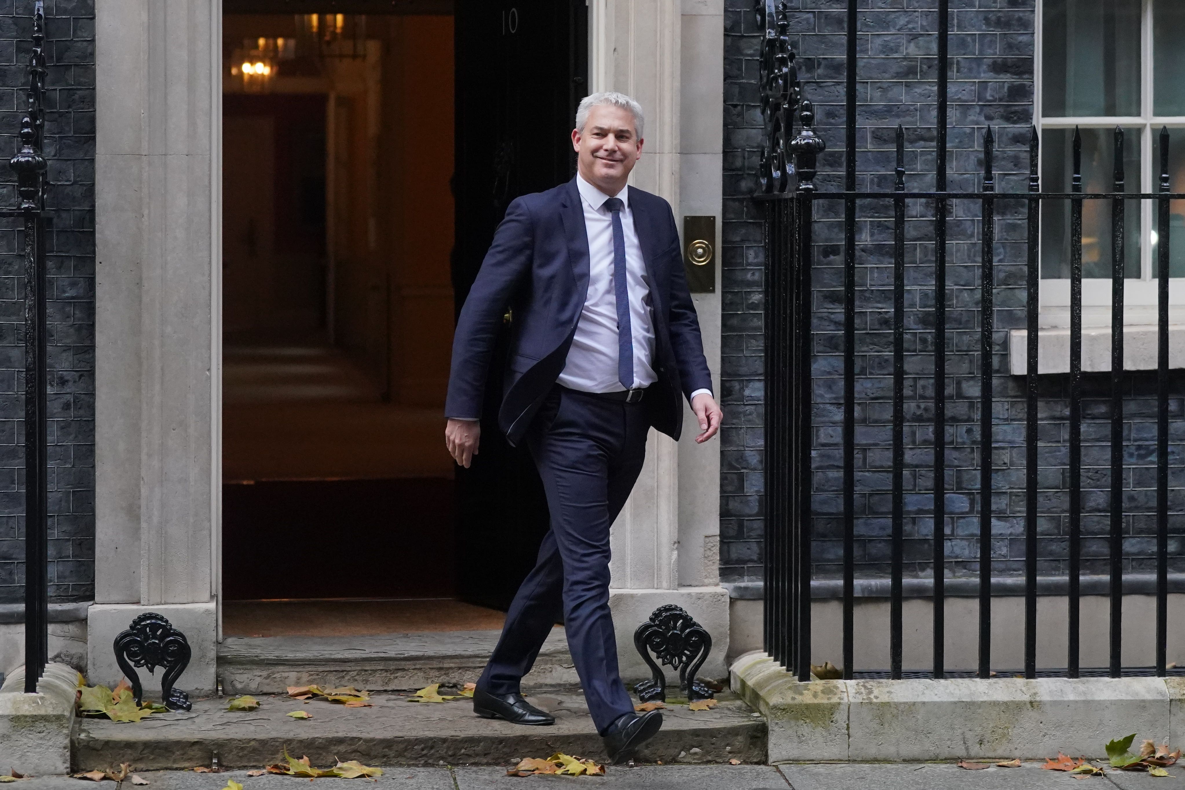 New Environment Secretary Steve Barclay leaves No 10 on Monday (Victoria Jones/PA)