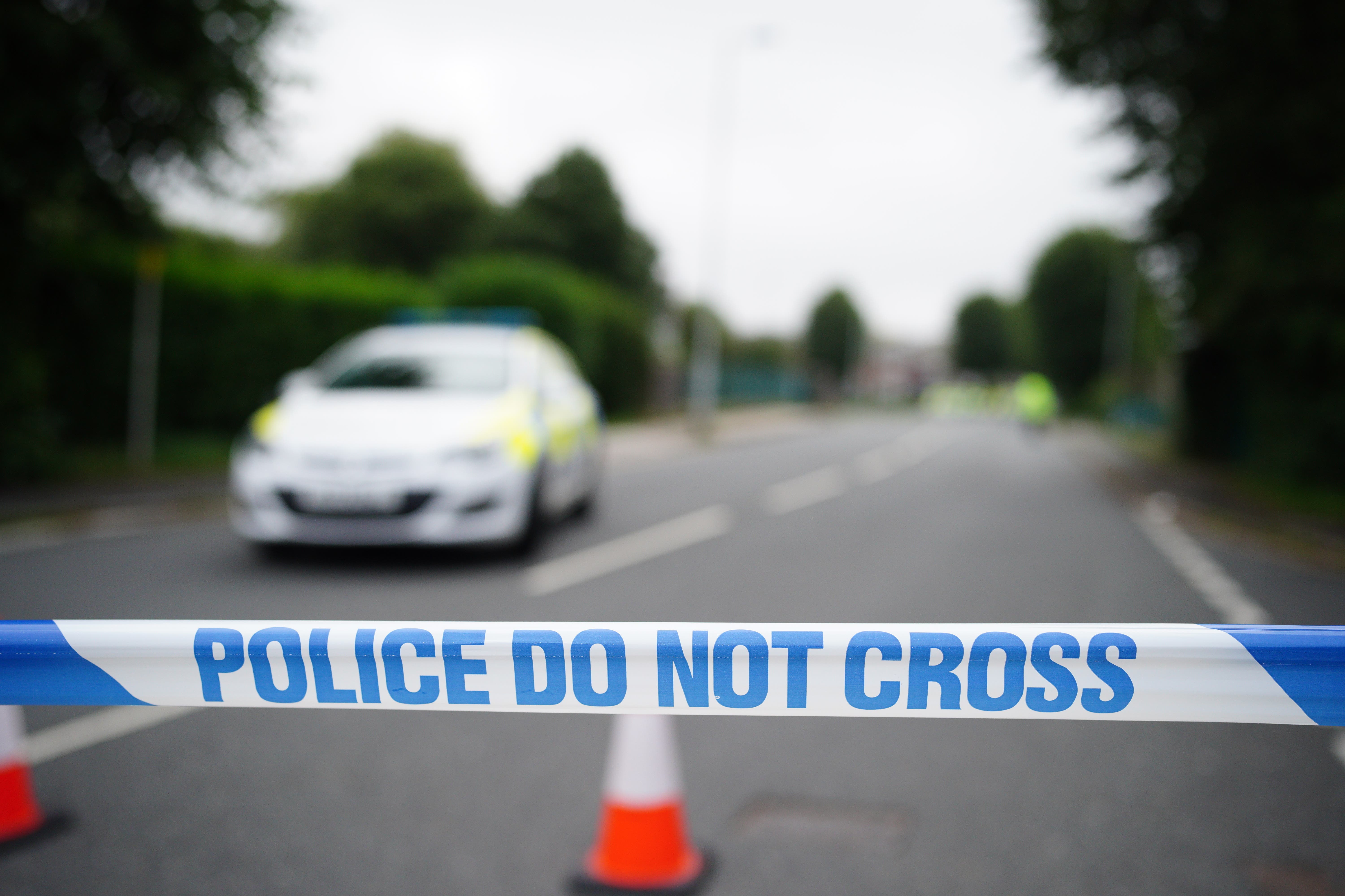 Police cordon (Ben Birchall/PA)