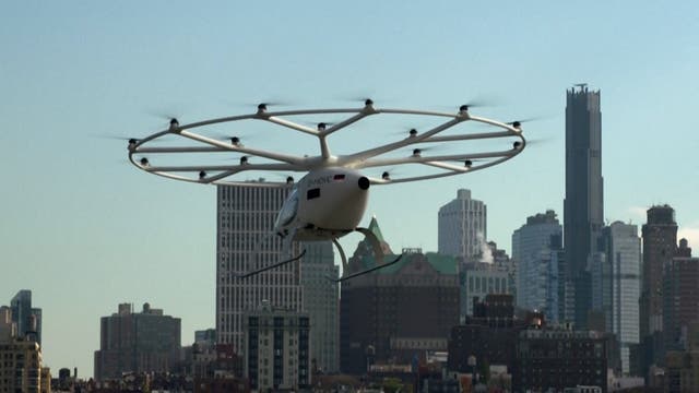 <p>Electric air taxis in NYC </p>