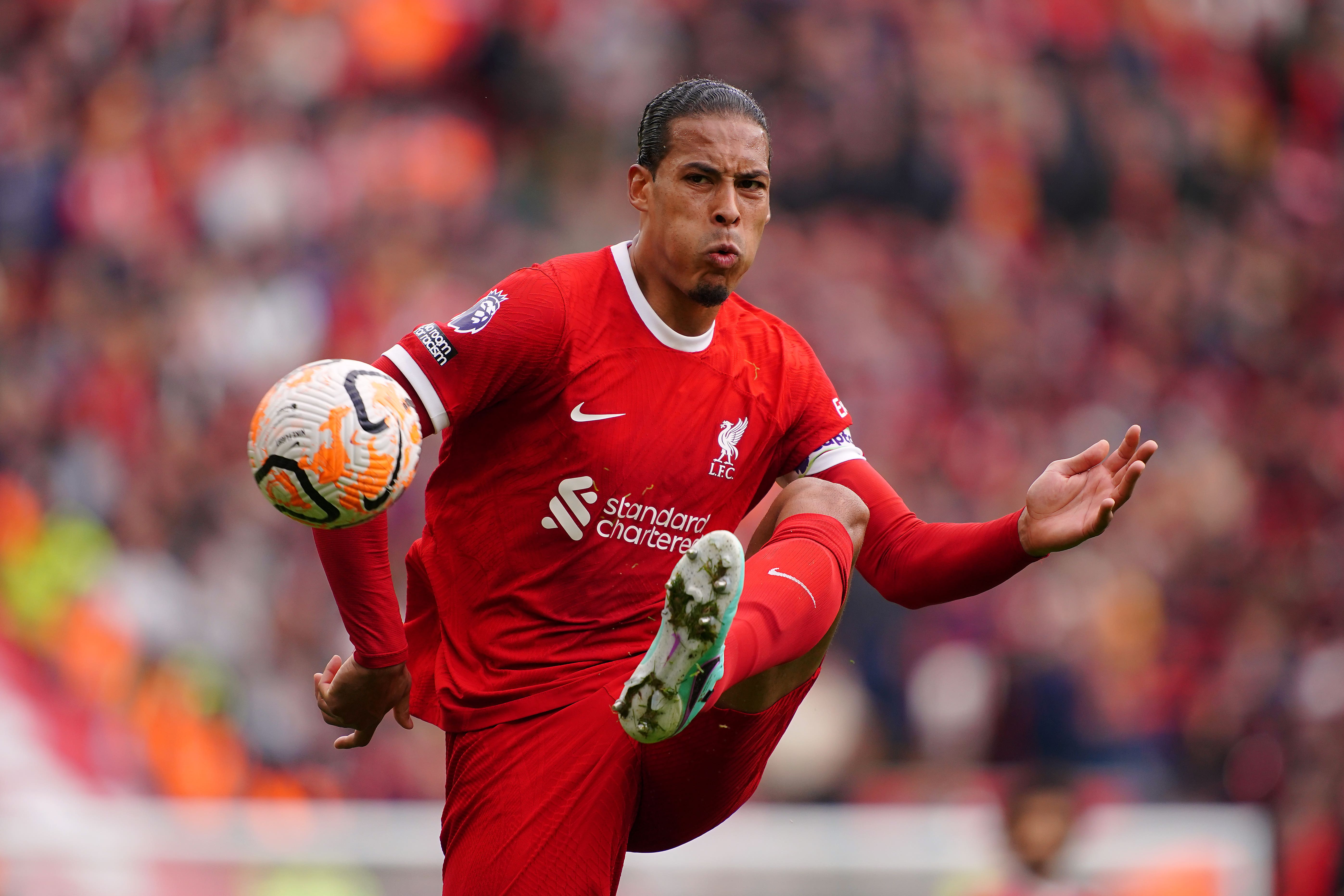 Liverpool captain Virgil van Dijk is hopeful they can challenge Manchester City again (Peter Byrne/PA)