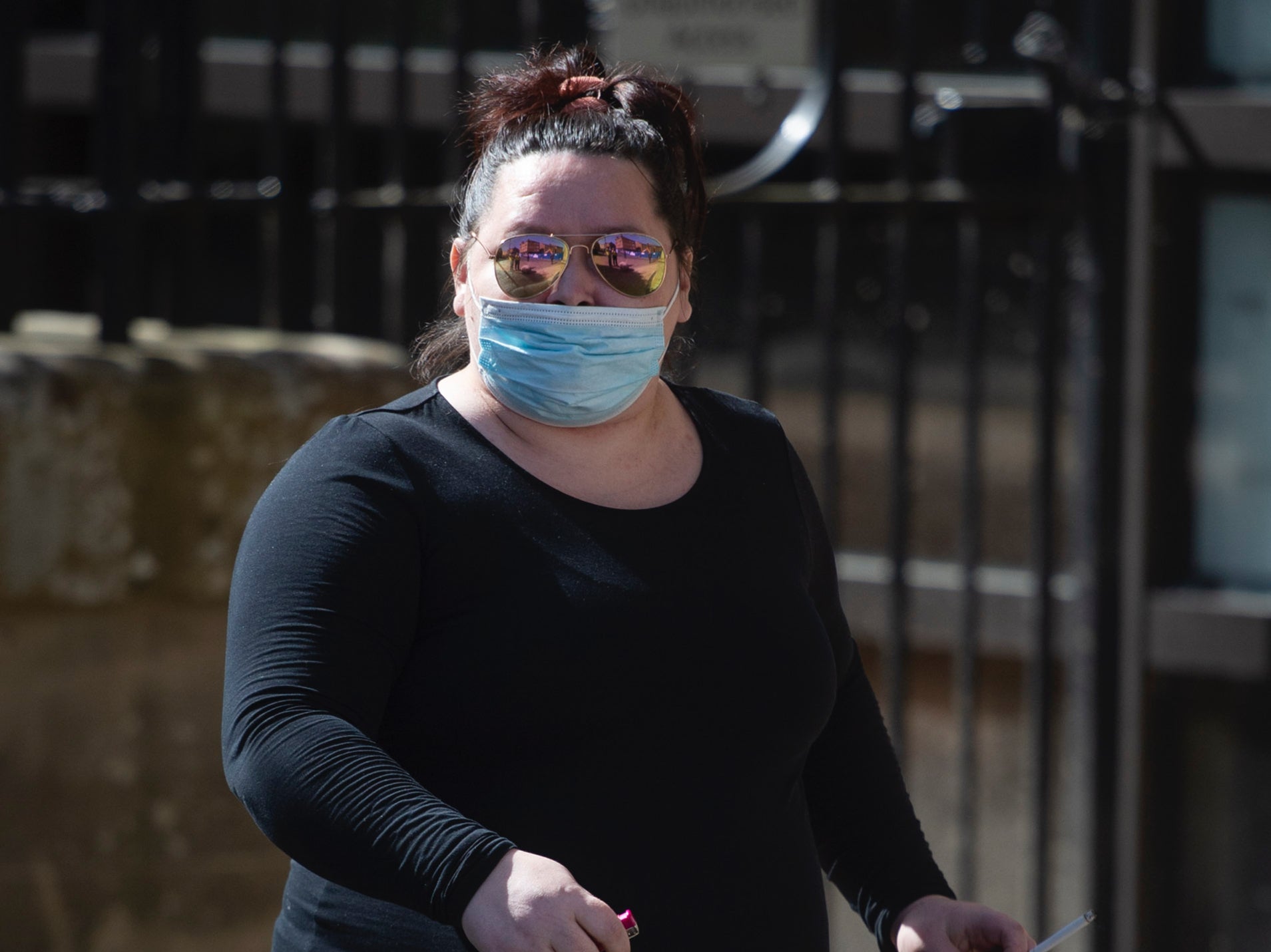 Elaine Lannery at the High Court in Glasgow during the trial last year