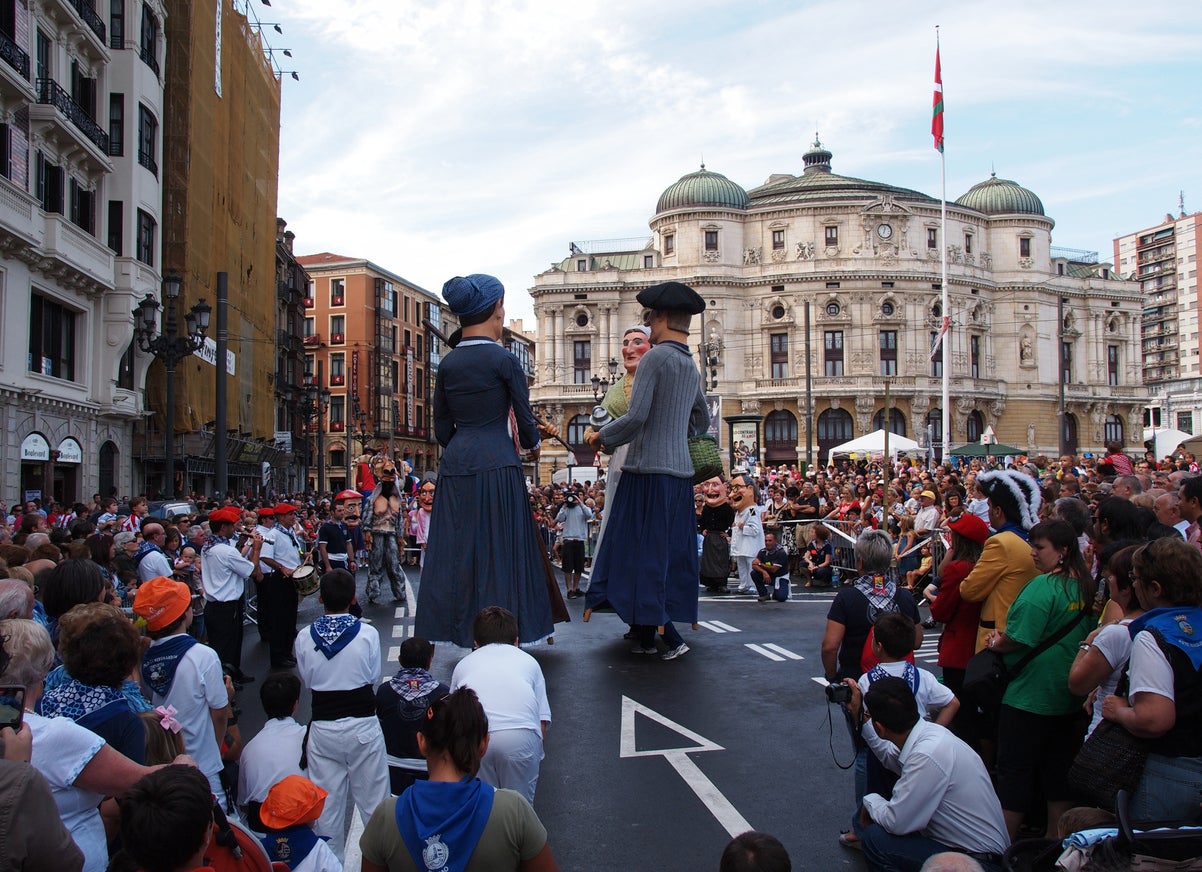 Aste Nagusia is the Basque name for Bilbao’s ‘Semana Grande’ celebrations