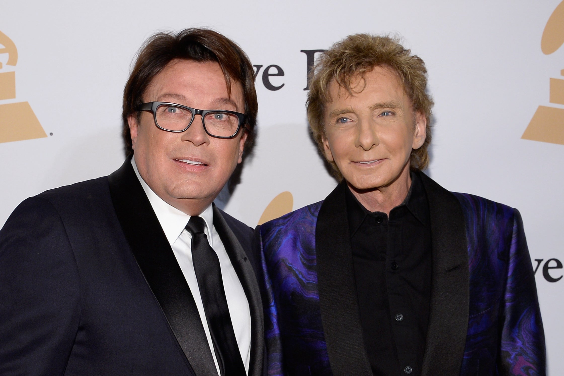 Garry Kief (left) and Barry Manilow in 2016