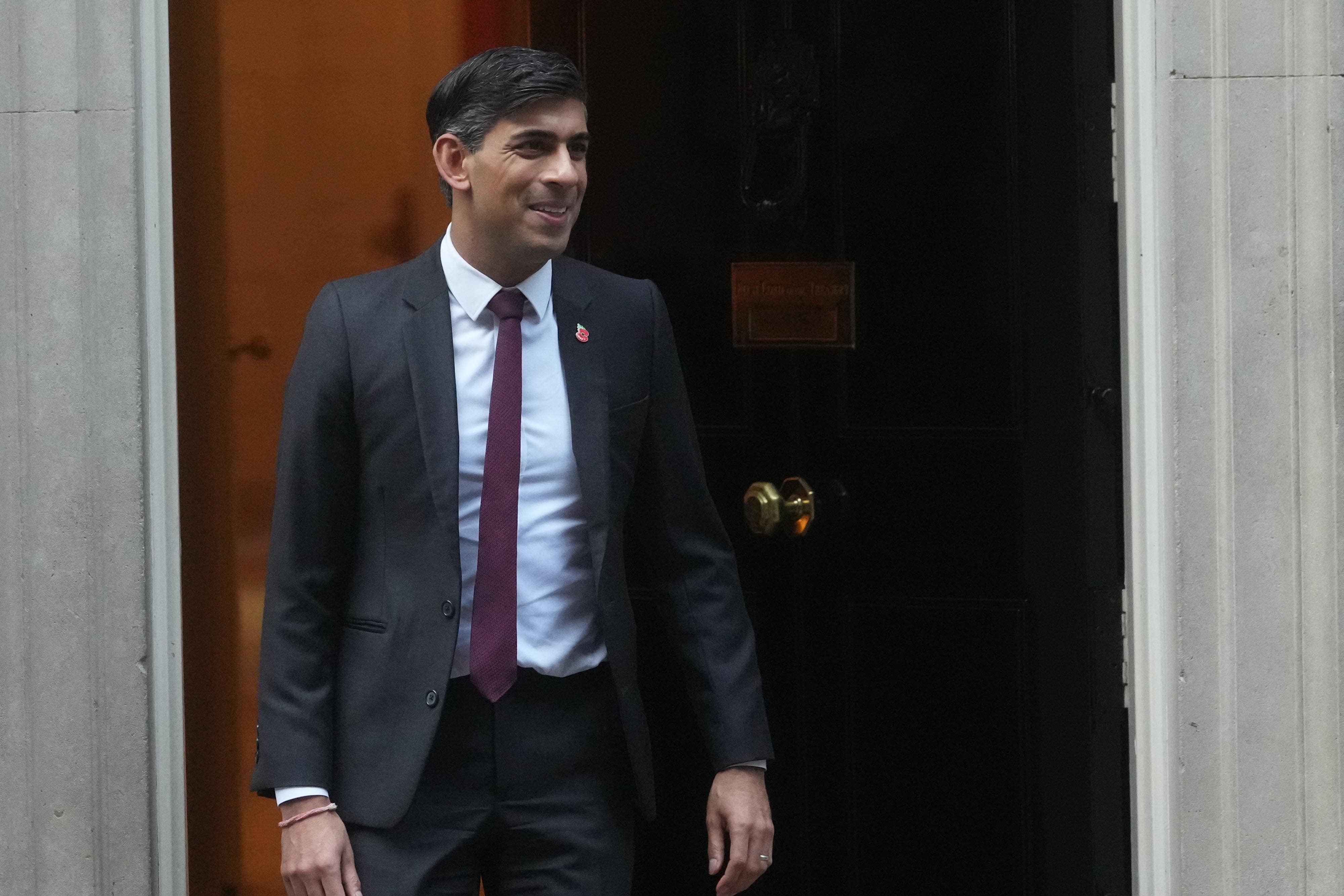 Prime Minister Rishi Sunak (Jeff Moore/PA)