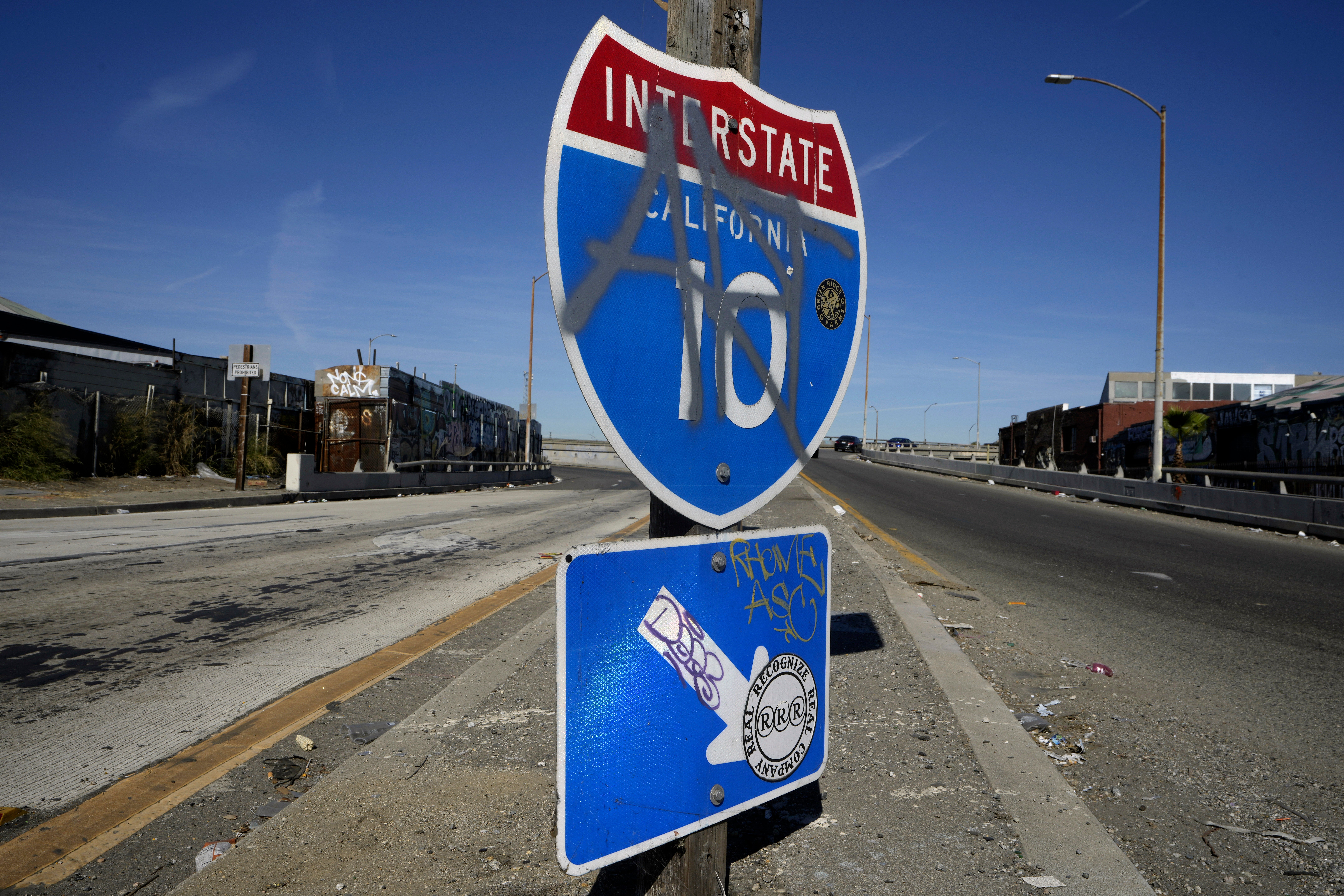 Freeway Fire Los Angeles
