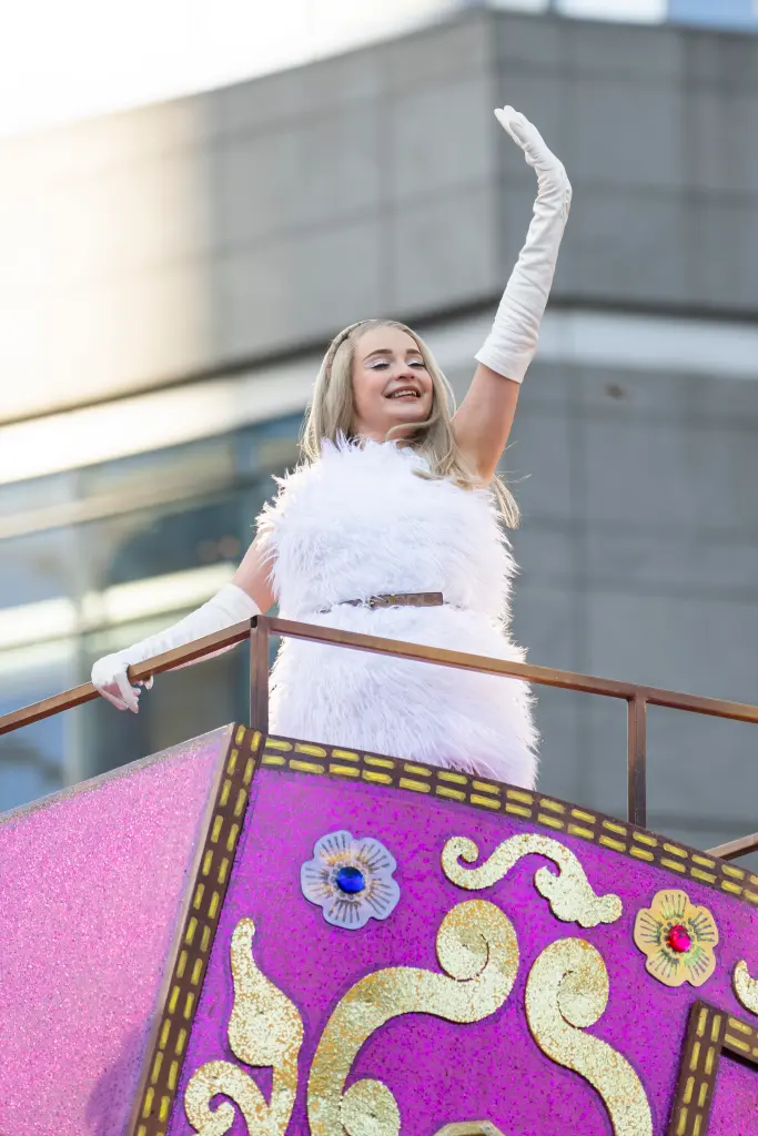 Transgender musician Kim Petras performed at the parade in 2021