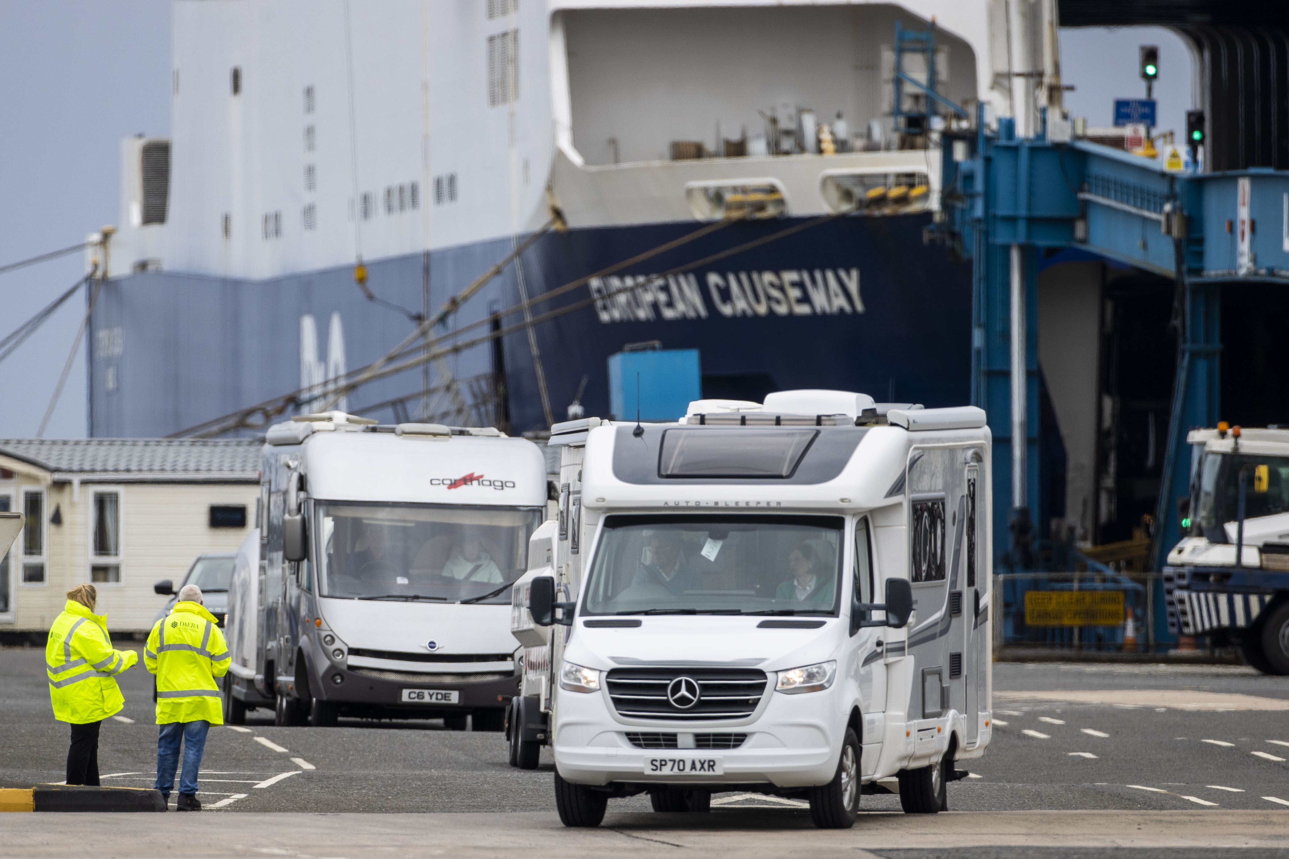 Criticism was also made around the amount of information given to businesses trying to work with the post-Brexit trading arrangements (Liam McBurney/PA)