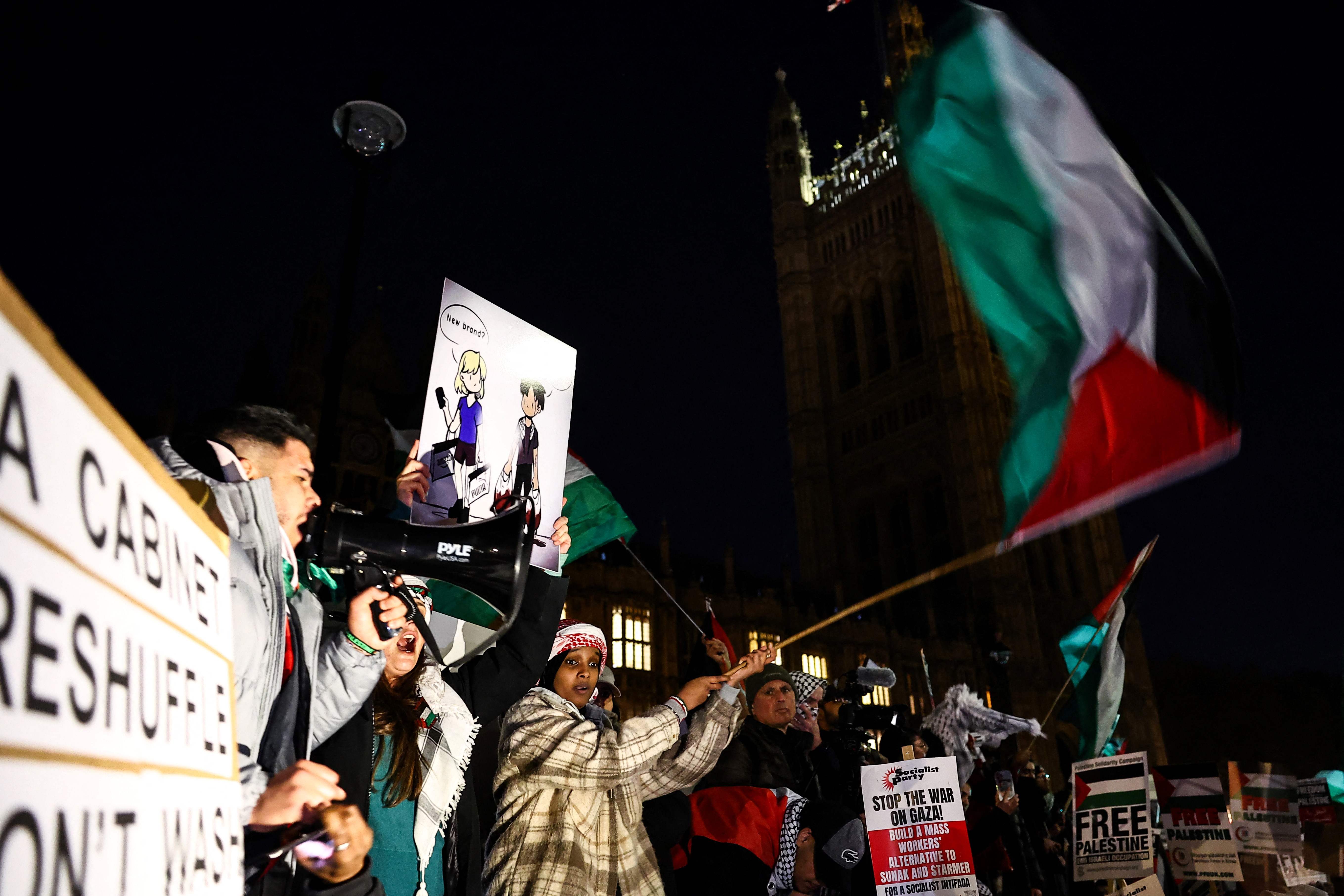 I had a busy weekend, attending the Palestine rally in Trafalgar Square on Saturday and the antisemitism rally in Parliament Square on Sunday