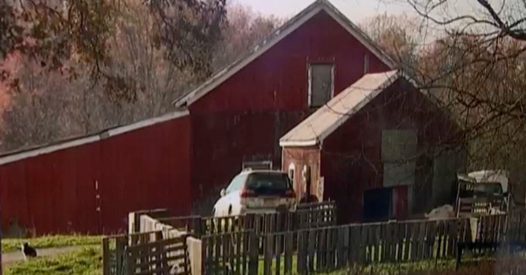 One of the farms where FBI and NYPD officials are searching for bodies