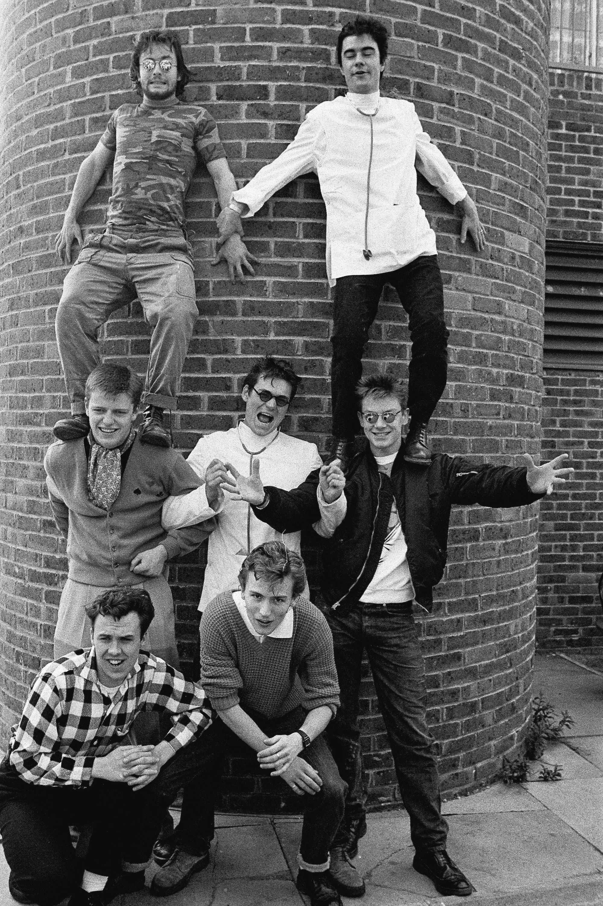 Towering success: the band in London, 1982