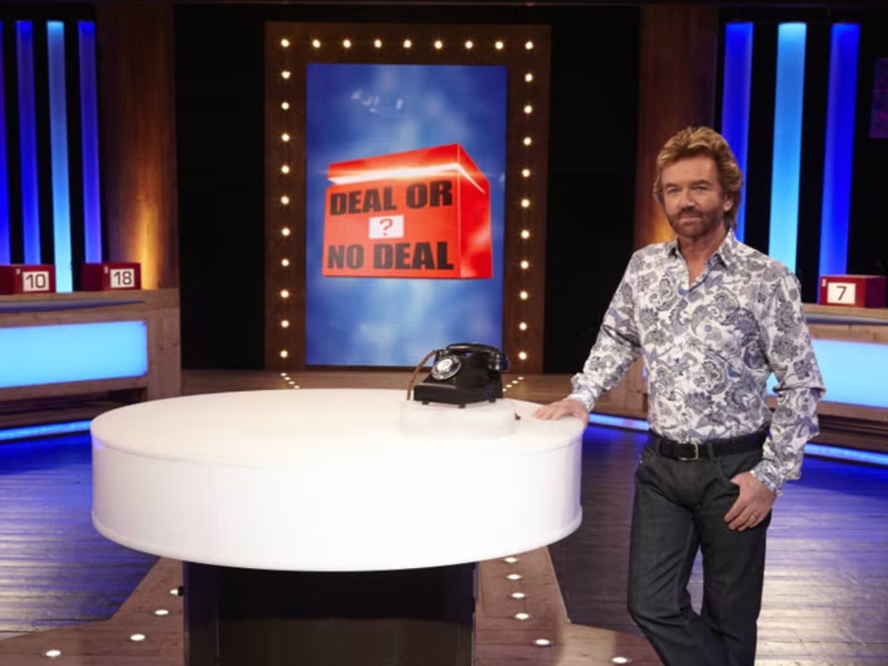 Noel Edmonds on ‘Deal or No Deal’ in the late 2000s