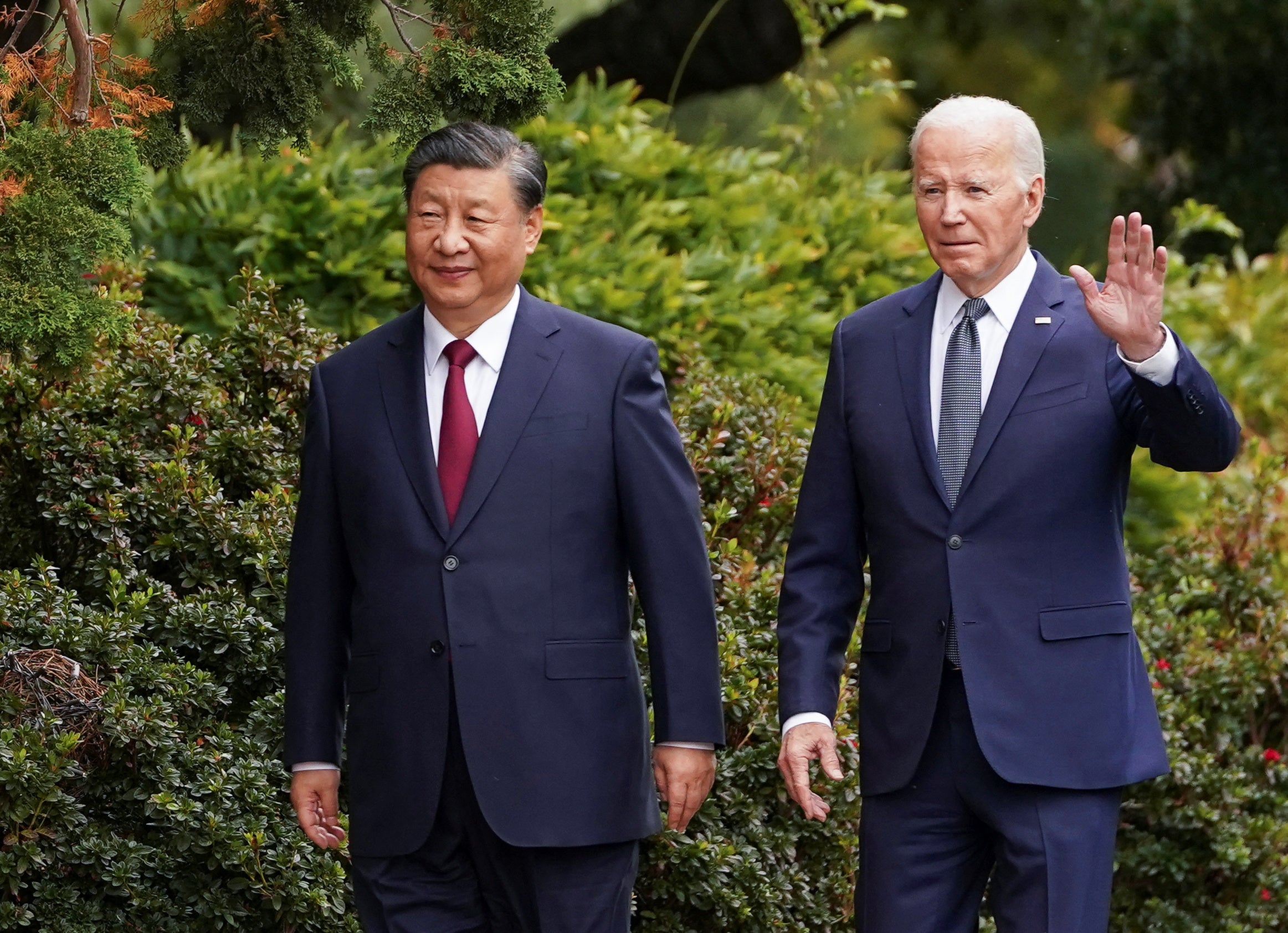 US president Joe Biden with his Chinese counterpart Xi Jinping in California this week