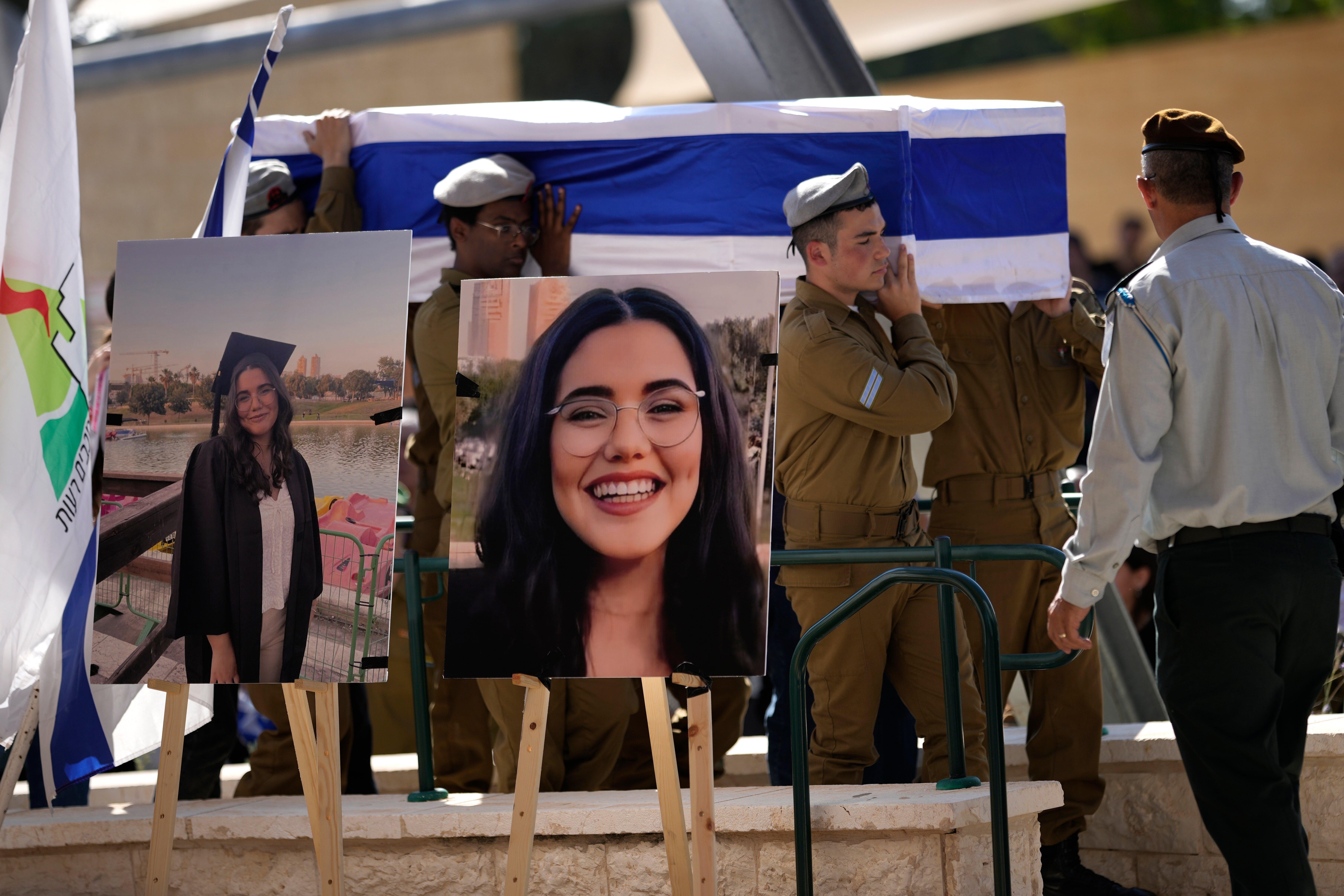 The funeral for Corporal Noa Marciano