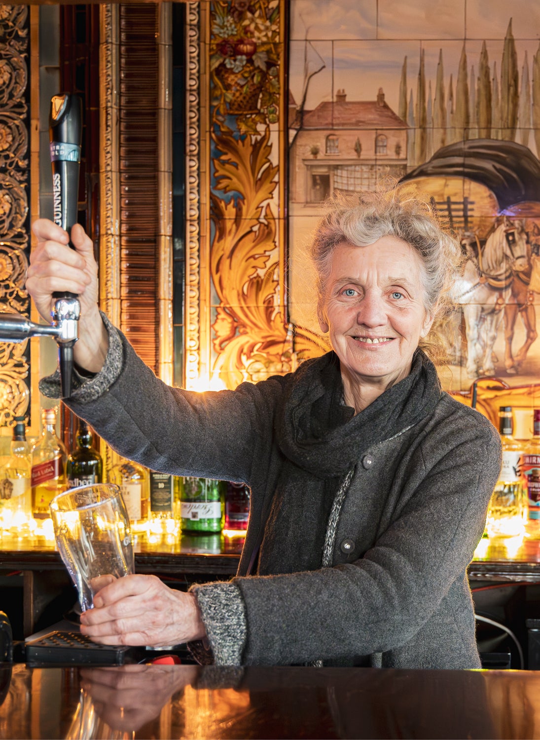 Pauline Forster, landlady of The George Tavern, Stepney Green